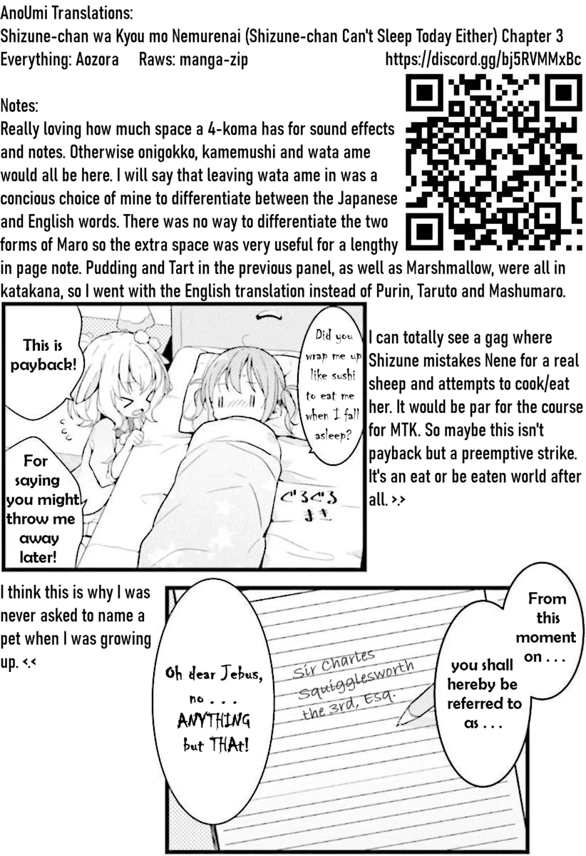 Shizune-chan can't sleep today either Chapter 3 page 9