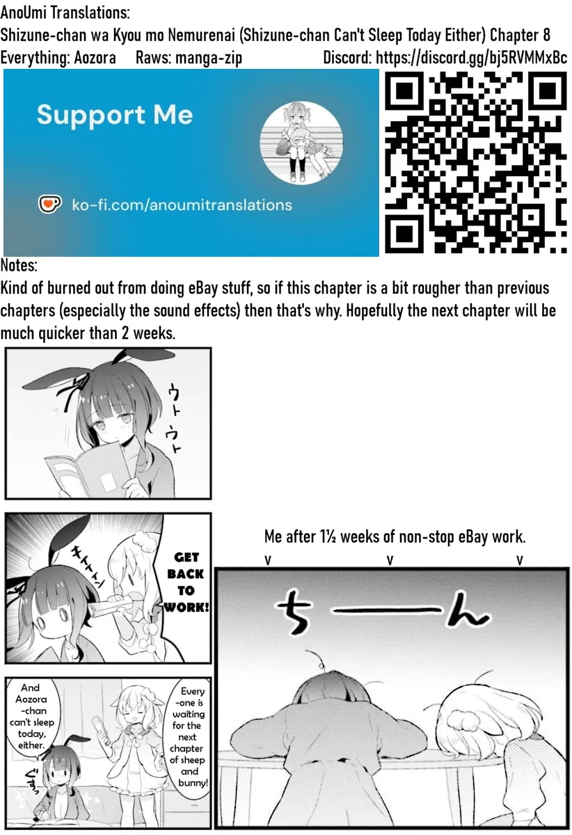 Shizune-chan can't sleep today either Chapter 8 page 9