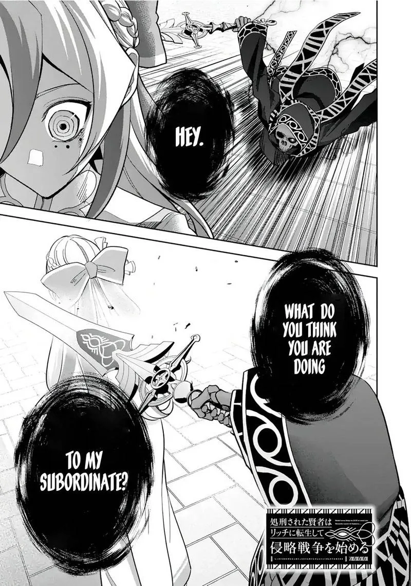 Shokei Sareta Kenja wa Lich ni Tensei Shite Shinryaku Sensou o Hajimeru Chapter 24 page 1
