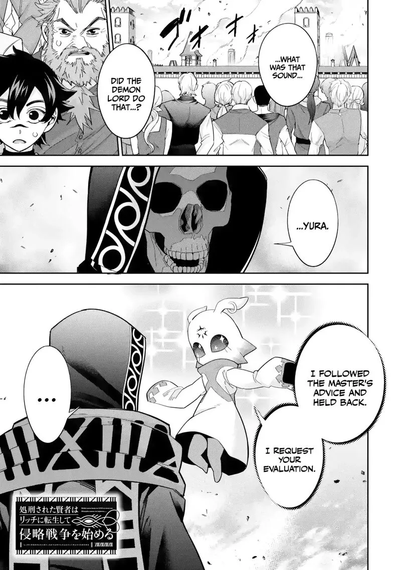 Shokei Sareta Kenja wa Lich ni Tensei Shite Shinryaku Sensou o Hajimeru Chapter 48 page 2