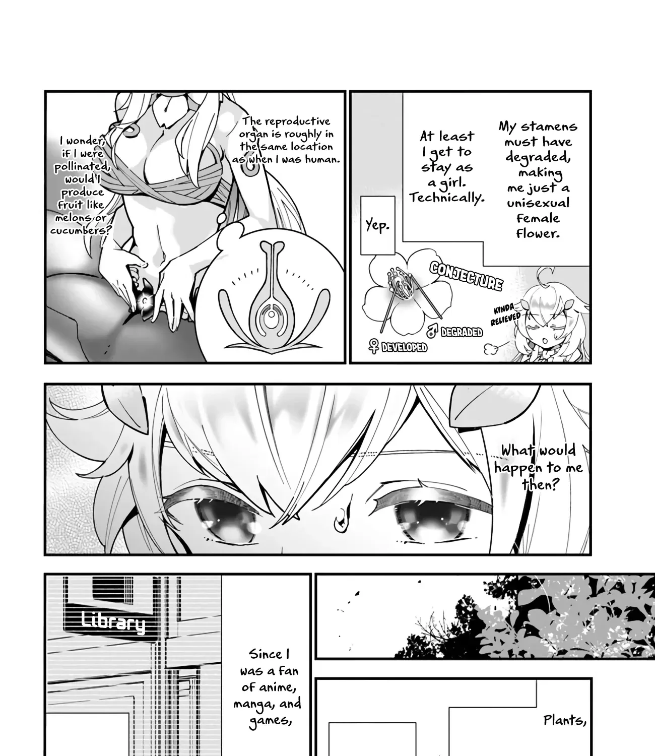 Shokubutsu Monster Musume Nikki ~Seijo datta Watashi ga Uragirareta Hate ni Aruraune ni Tensei Shite Shimatta node, kore kara wa Kougousei wo Shinagara Shizuka ni Shokubutsu Life wo Sugoshimasu~ Chapter 1.1 page 11