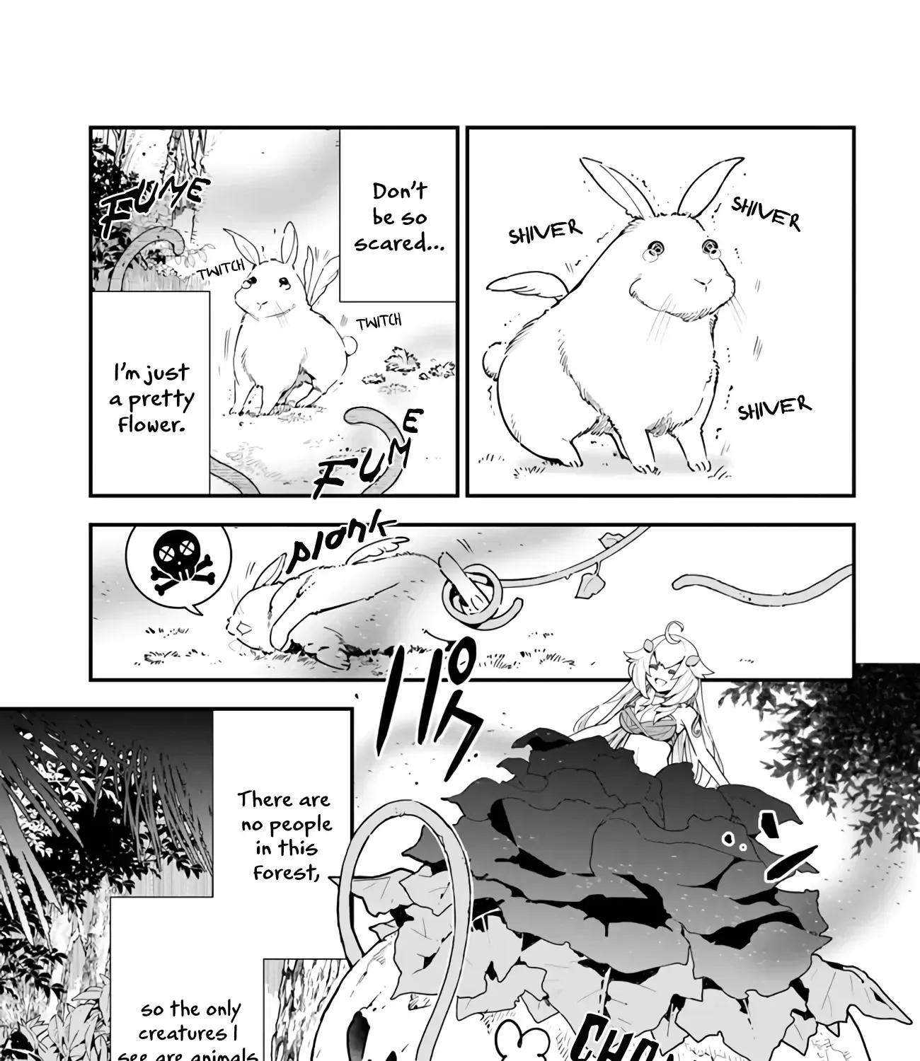 Shokubutsu Monster Musume Nikki ~Seijo datta Watashi ga Uragirareta Hate ni Aruraune ni Tensei Shite Shimatta node, kore kara wa Kougousei wo Shinagara Shizuka ni Shokubutsu Life wo Sugoshimasu~ Chapter 1.1 page 5