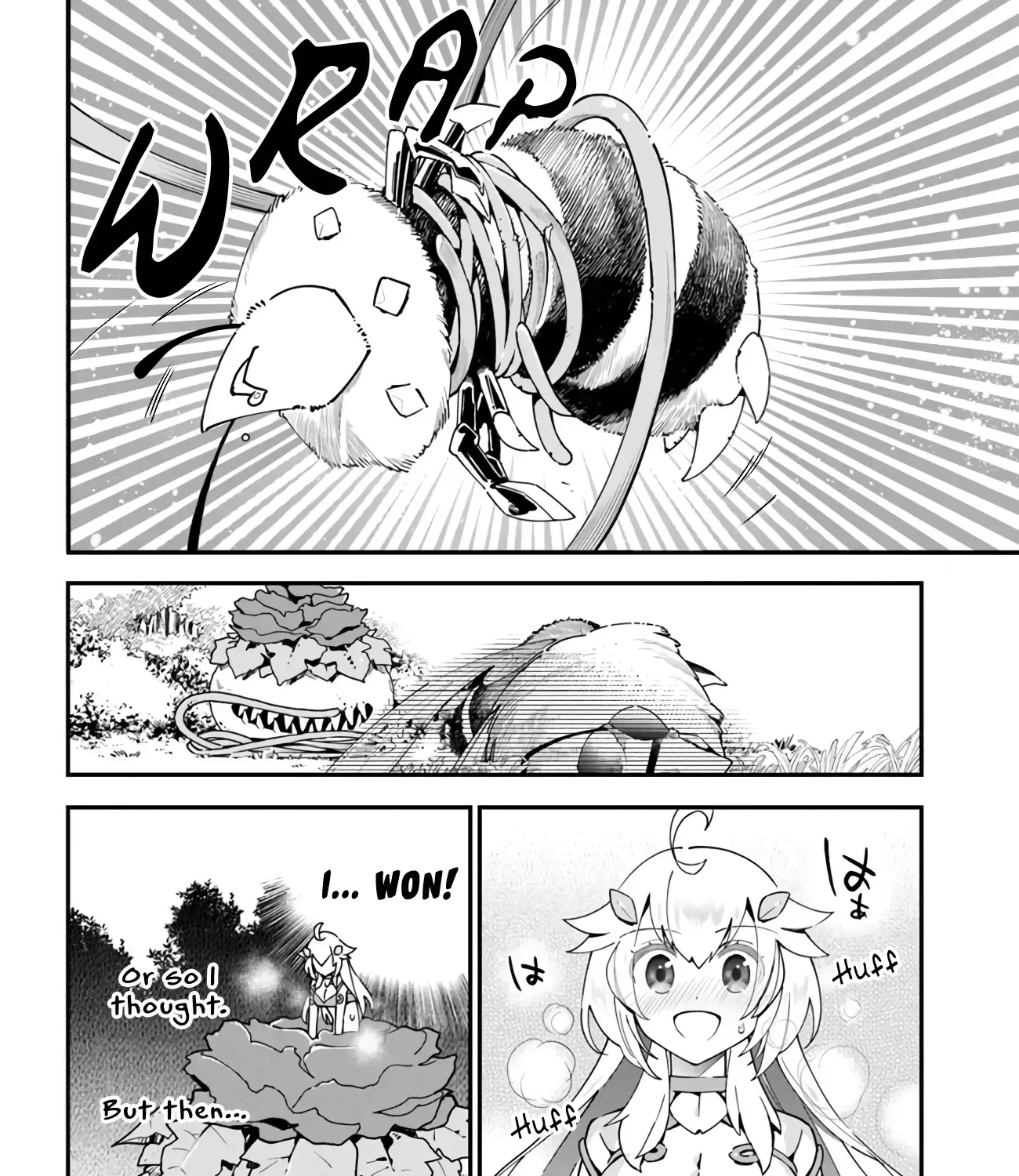 Shokubutsu Monster Musume Nikki ~Seijo datta Watashi ga Uragirareta Hate ni Aruraune ni Tensei Shite Shimatta node, kore kara wa Kougousei wo Shinagara Shizuka ni Shokubutsu Life wo Sugoshimasu~ Chapter 1.1 page 35