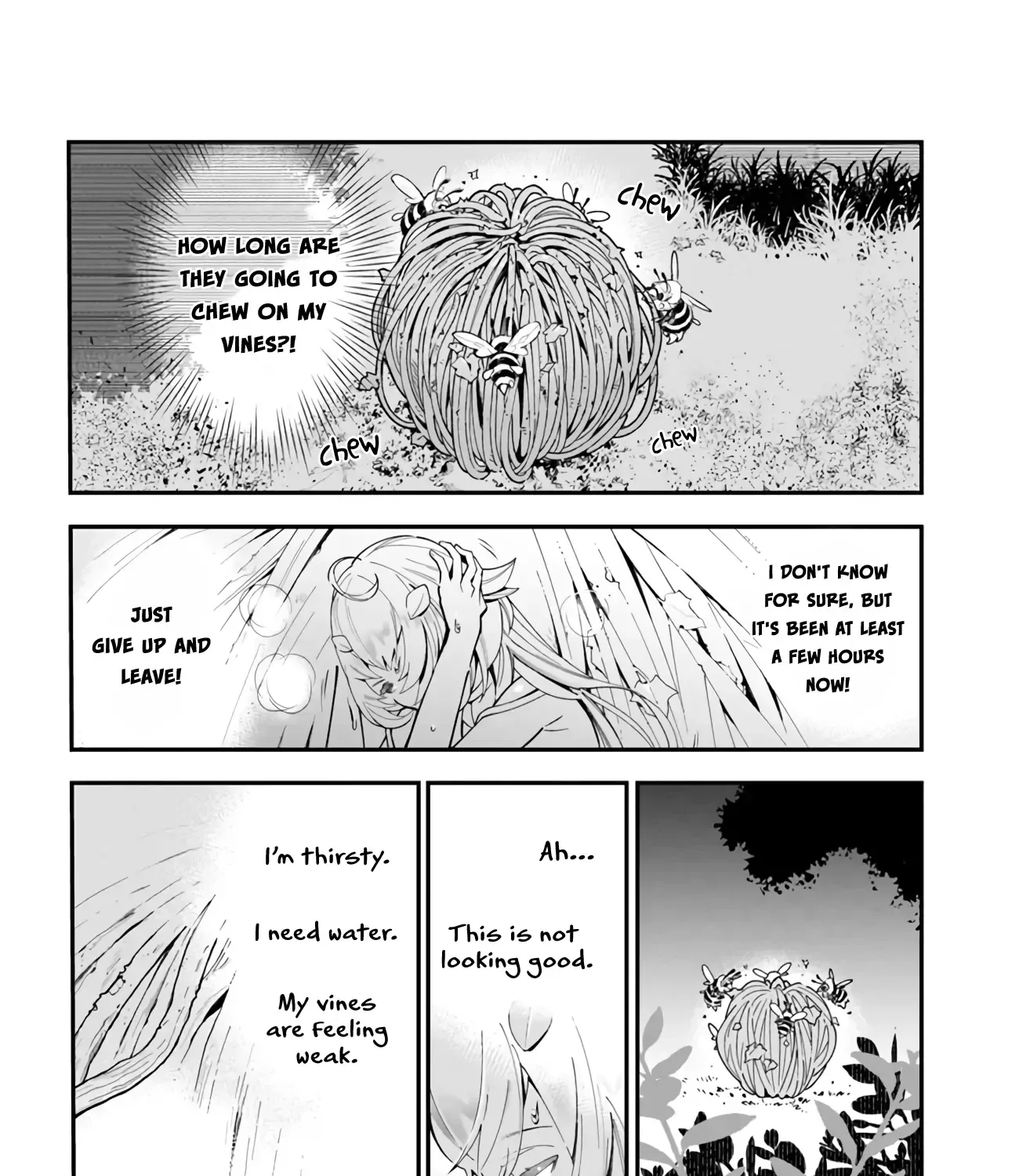Shokubutsu Monster Musume Nikki ~Seijo datta Watashi ga Uragirareta Hate ni Aruraune ni Tensei Shite Shimatta node, kore kara wa Kougousei wo Shinagara Shizuka ni Shokubutsu Life wo Sugoshimasu~ Chapter 1.1 page 43