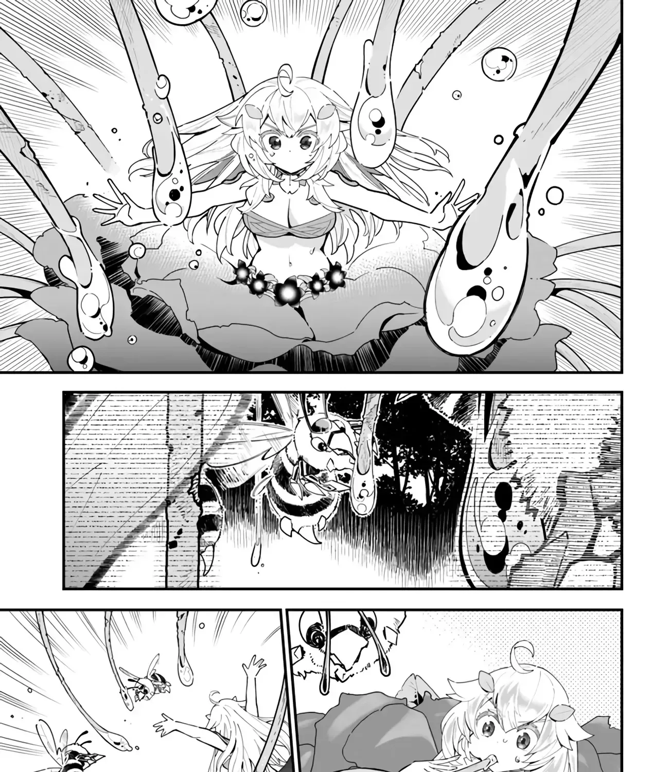 Shokubutsu Monster Musume Nikki ~Seijo datta Watashi ga Uragirareta Hate ni Aruraune ni Tensei Shite Shimatta node, kore kara wa Kougousei wo Shinagara Shizuka ni Shokubutsu Life wo Sugoshimasu~ Chapter 1.1 page 49
