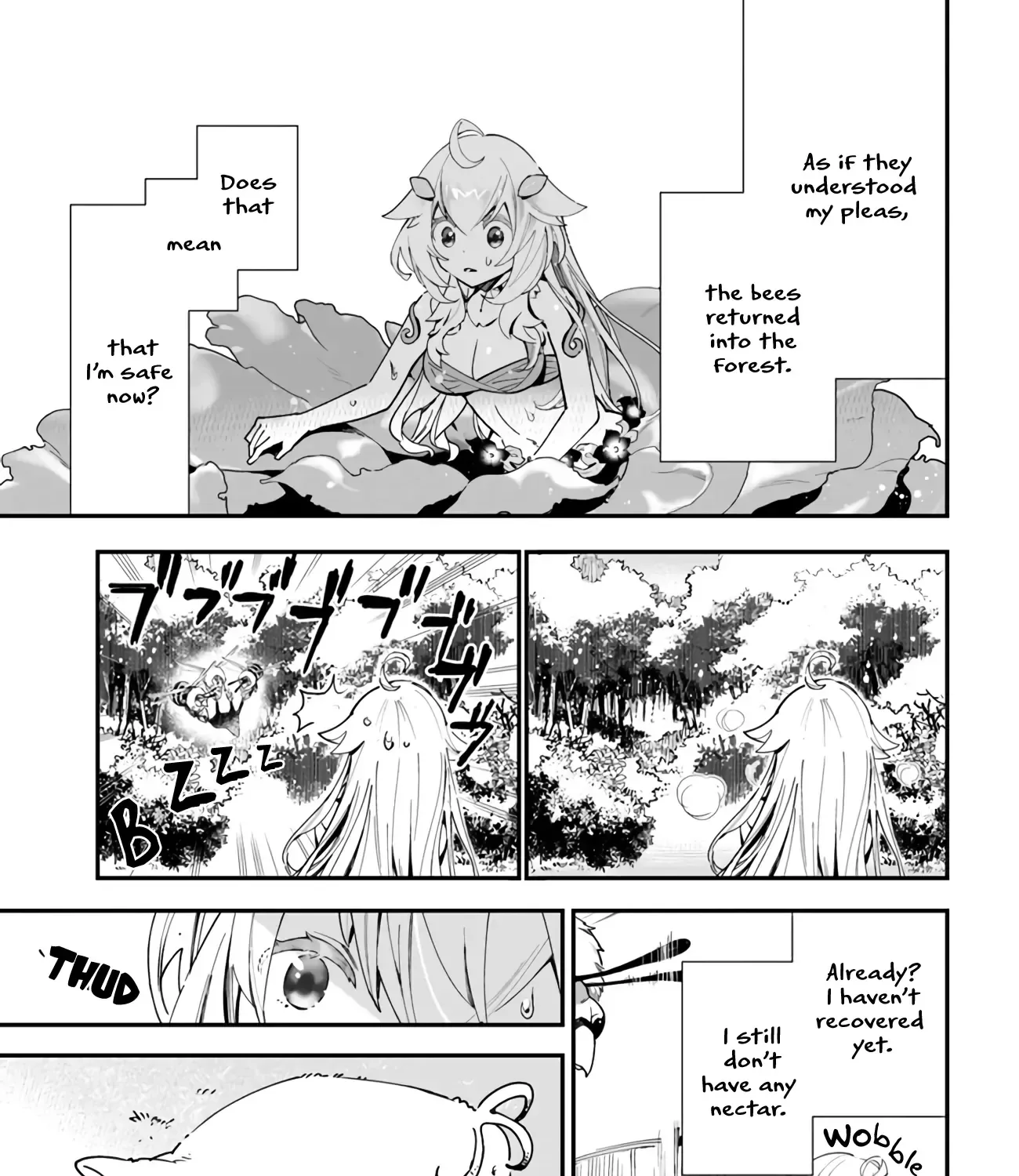 Shokubutsu Monster Musume Nikki ~Seijo datta Watashi ga Uragirareta Hate ni Aruraune ni Tensei Shite Shimatta node, kore kara wa Kougousei wo Shinagara Shizuka ni Shokubutsu Life wo Sugoshimasu~ Chapter 1.1 page 57