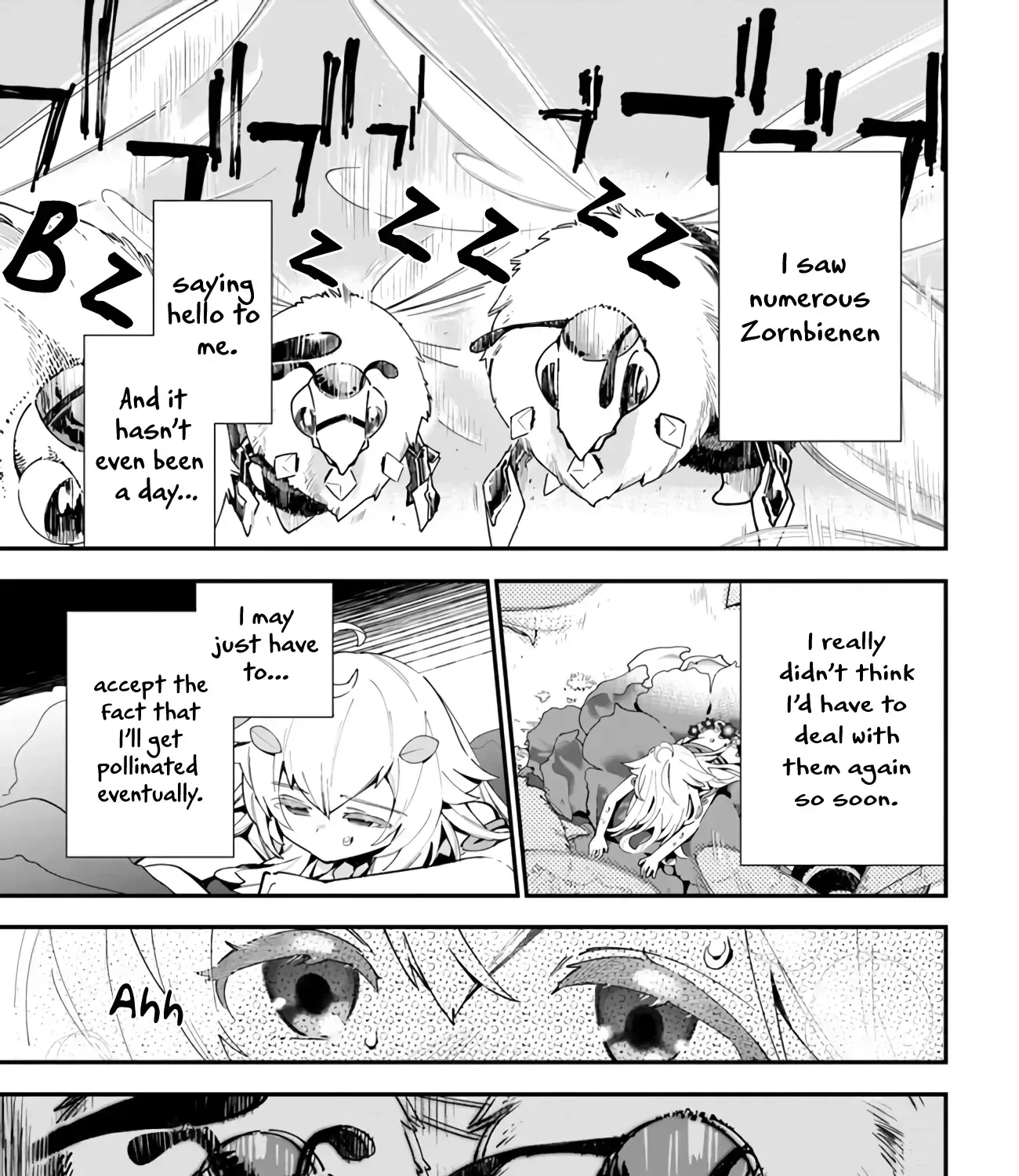 Shokubutsu Monster Musume Nikki ~Seijo datta Watashi ga Uragirareta Hate ni Aruraune ni Tensei Shite Shimatta node, kore kara wa Kougousei wo Shinagara Shizuka ni Shokubutsu Life wo Sugoshimasu~ Chapter 1.1 page 53