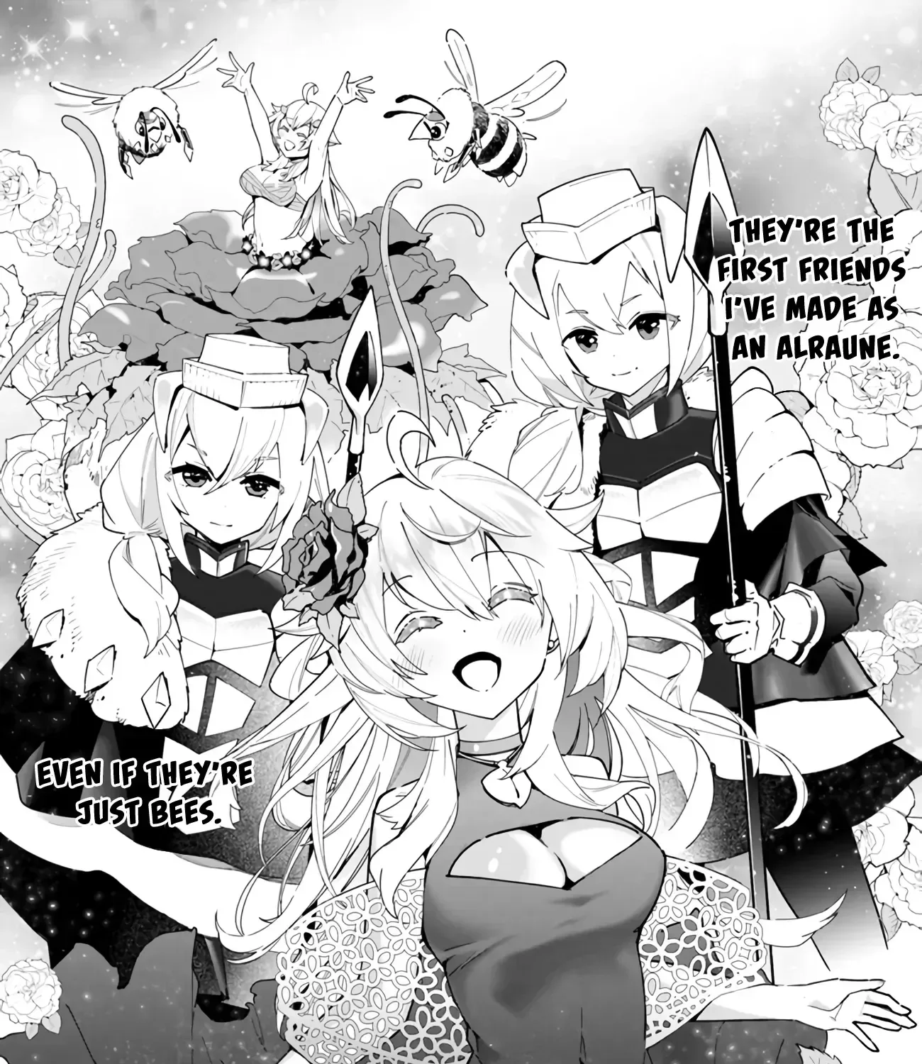 Shokubutsu Monster Musume Nikki ~Seijo datta Watashi ga Uragirareta Hate ni Aruraune ni Tensei Shite Shimatta node, kore kara wa Kougousei wo Shinagara Shizuka ni Shokubutsu Life wo Sugoshimasu~ Chapter 1.1 page 61