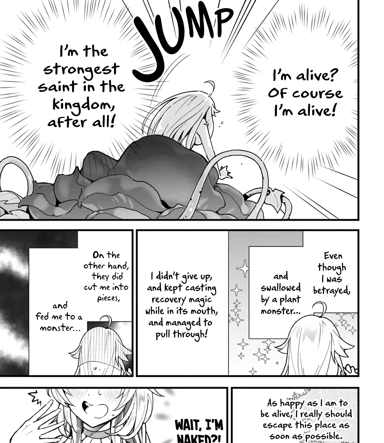 Shokubutsu Monster Musume Nikki ~Seijo datta Watashi ga Uragirareta Hate ni Aruraune ni Tensei Shite Shimatta node, kore kara wa Kougousei wo Shinagara Shizuka ni Shokubutsu Life wo Sugoshimasu~ Chapter 1 page 7