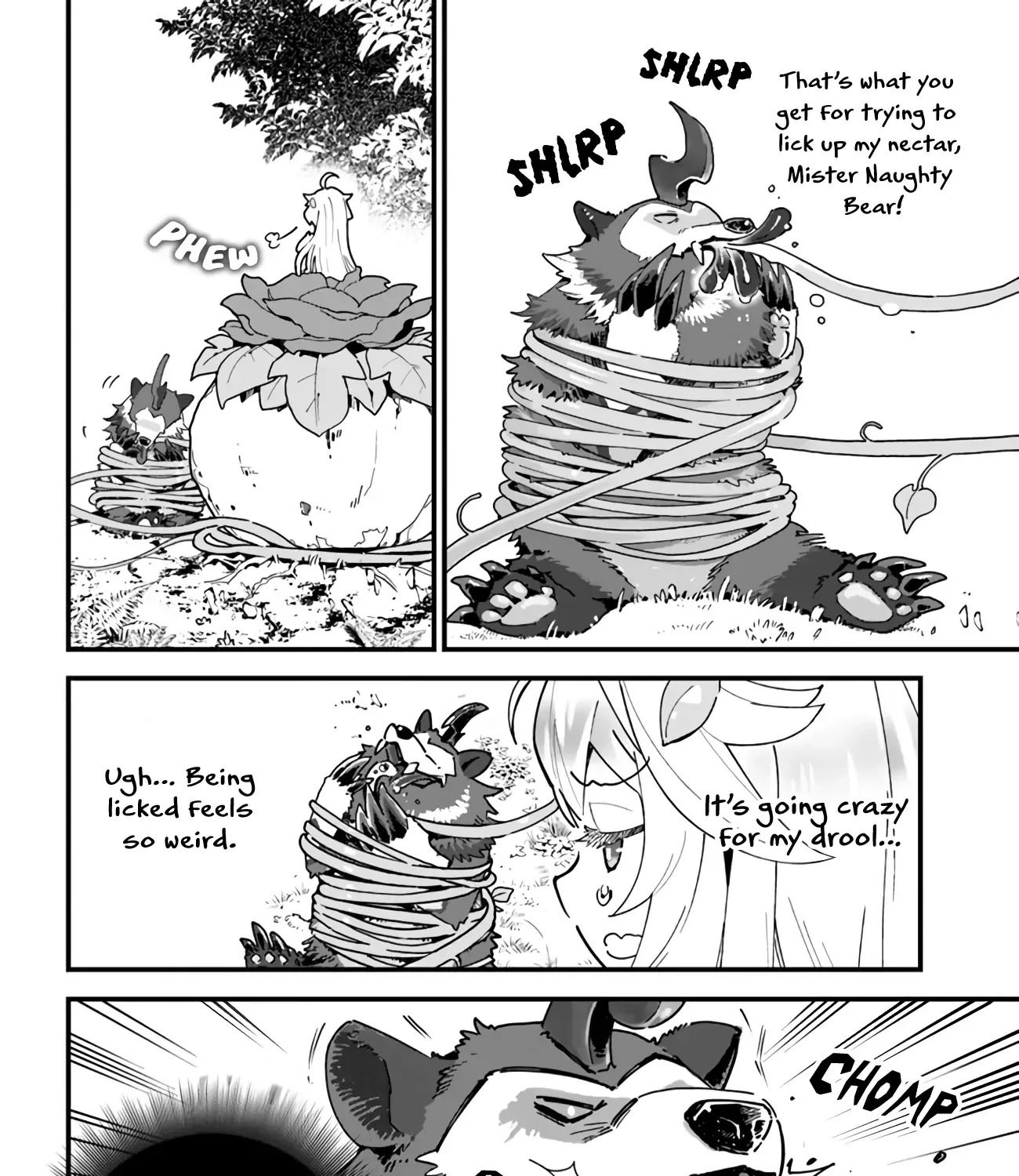 Shokubutsu Monster Musume Nikki ~Seijo datta Watashi ga Uragirareta Hate ni Aruraune ni Tensei Shite Shimatta node, kore kara wa Kougousei wo Shinagara Shizuka ni Shokubutsu Life wo Sugoshimasu~ Chapter 1 page 41