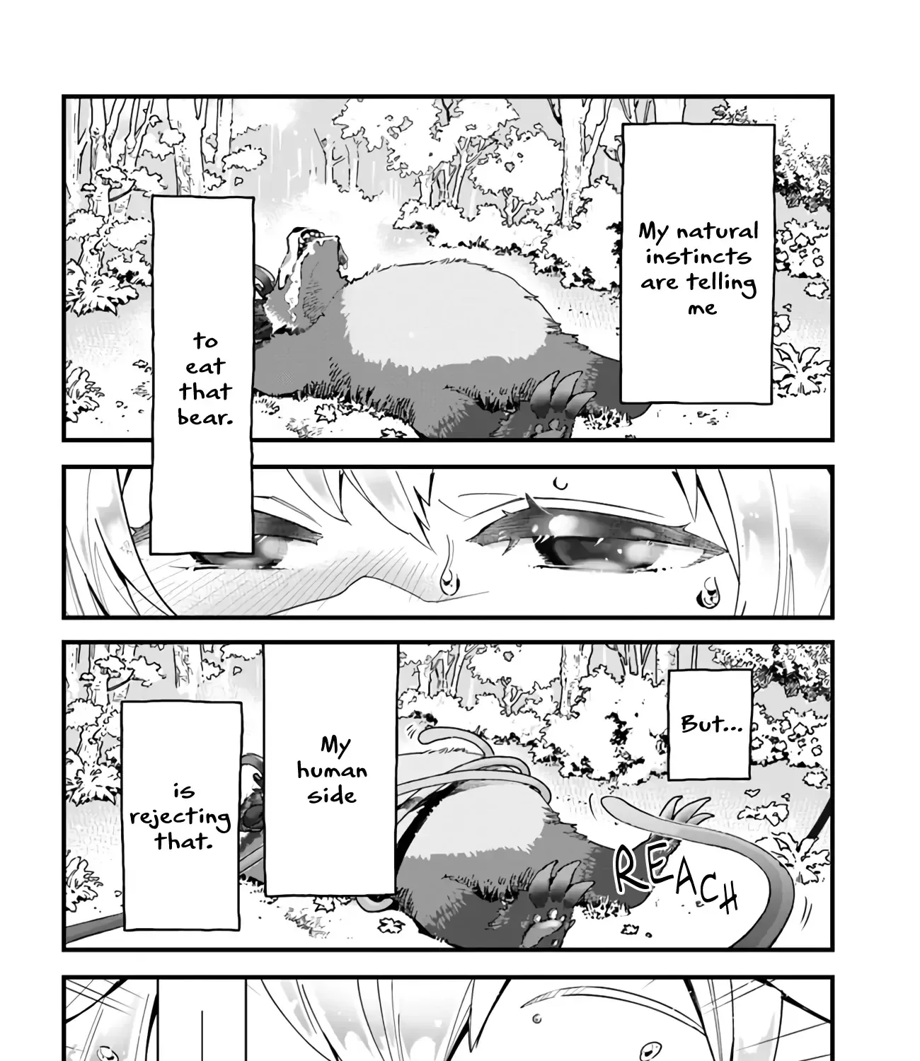 Shokubutsu Monster Musume Nikki ~Seijo datta Watashi ga Uragirareta Hate ni Aruraune ni Tensei Shite Shimatta node, kore kara wa Kougousei wo Shinagara Shizuka ni Shokubutsu Life wo Sugoshimasu~ Chapter 1 page 49