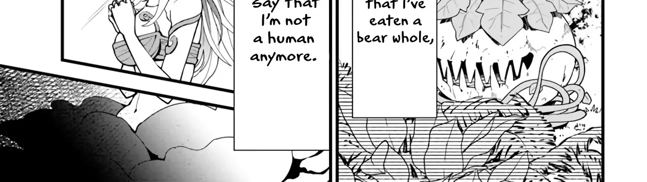 Shokubutsu Monster Musume Nikki ~Seijo datta Watashi ga Uragirareta Hate ni Aruraune ni Tensei Shite Shimatta node, kore kara wa Kougousei wo Shinagara Shizuka ni Shokubutsu Life wo Sugoshimasu~ Chapter 1 page 52
