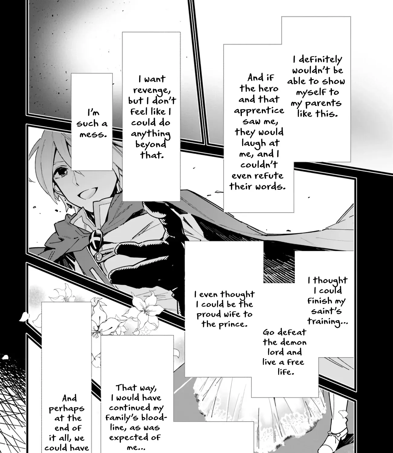 Shokubutsu Monster Musume Nikki ~Seijo datta Watashi ga Uragirareta Hate ni Aruraune ni Tensei Shite Shimatta node, kore kara wa Kougousei wo Shinagara Shizuka ni Shokubutsu Life wo Sugoshimasu~ Chapter 1 page 53