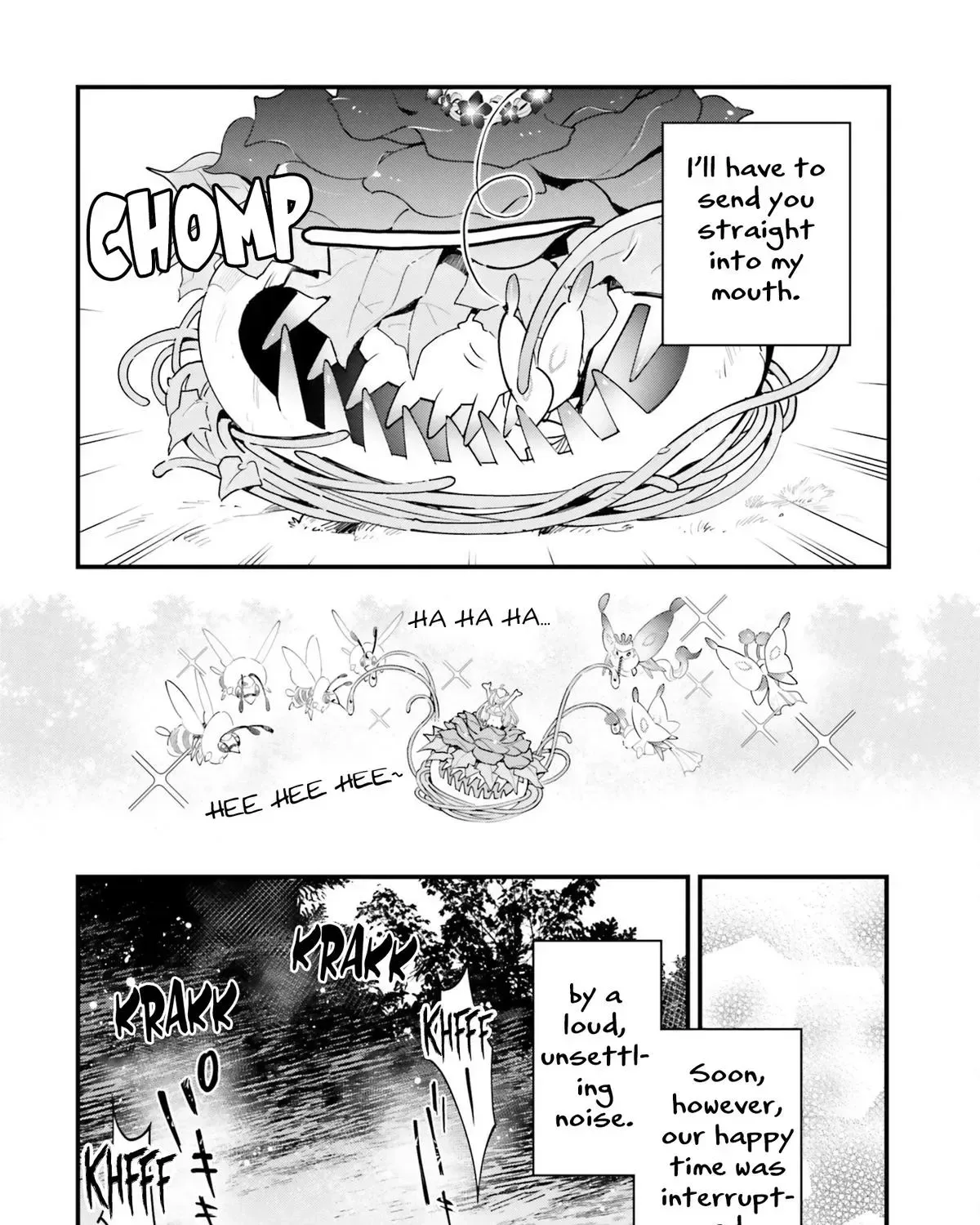 Shokubutsu Monster Musume Nikki ~Seijo datta Watashi ga Uragirareta Hate ni Aruraune ni Tensei Shite Shimatta node, kore kara wa Kougousei wo Shinagara Shizuka ni Shokubutsu Life wo Sugoshimasu~ Chapter 10 page 11
