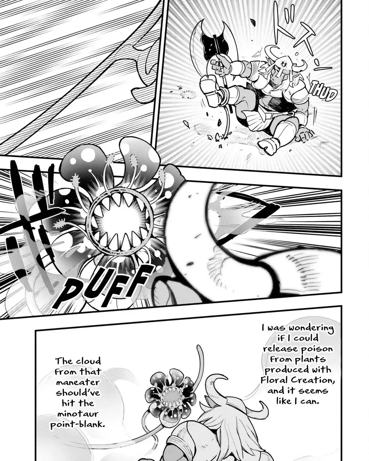 Shokubutsu Monster Musume Nikki ~Seijo datta Watashi ga Uragirareta Hate ni Aruraune ni Tensei Shite Shimatta node, kore kara wa Kougousei wo Shinagara Shizuka ni Shokubutsu Life wo Sugoshimasu~ Chapter 10 page 37