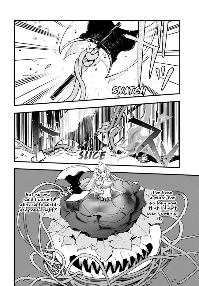 Shokubutsu Monster Musume Nikki ~Seijo datta Watashi ga Uragirareta Hate ni Aruraune ni Tensei Shite Shimatta node, kore kara wa Kougousei wo Shinagara Shizuka ni Shokubutsu Life wo Sugoshimasu~ Chapter 11 page 21