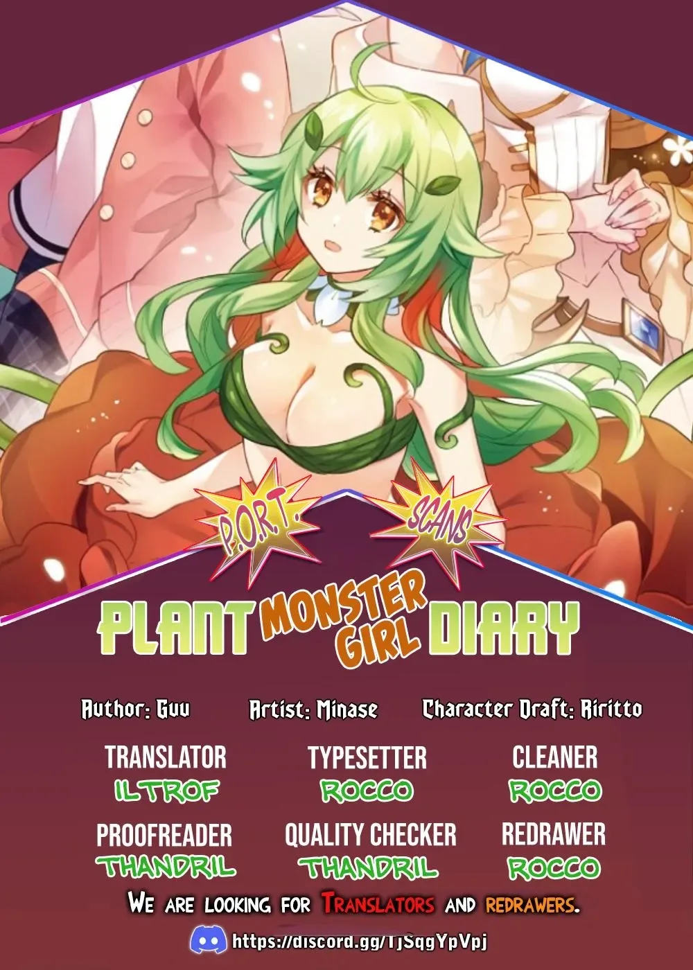 Shokubutsu Monster Musume Nikki ~Seijo datta Watashi ga Uragirareta Hate ni Aruraune ni Tensei Shite Shimatta node, kore kara wa Kougousei wo Shinagara Shizuka ni Shokubutsu Life wo Sugoshimasu~ Chapter 11 page 1