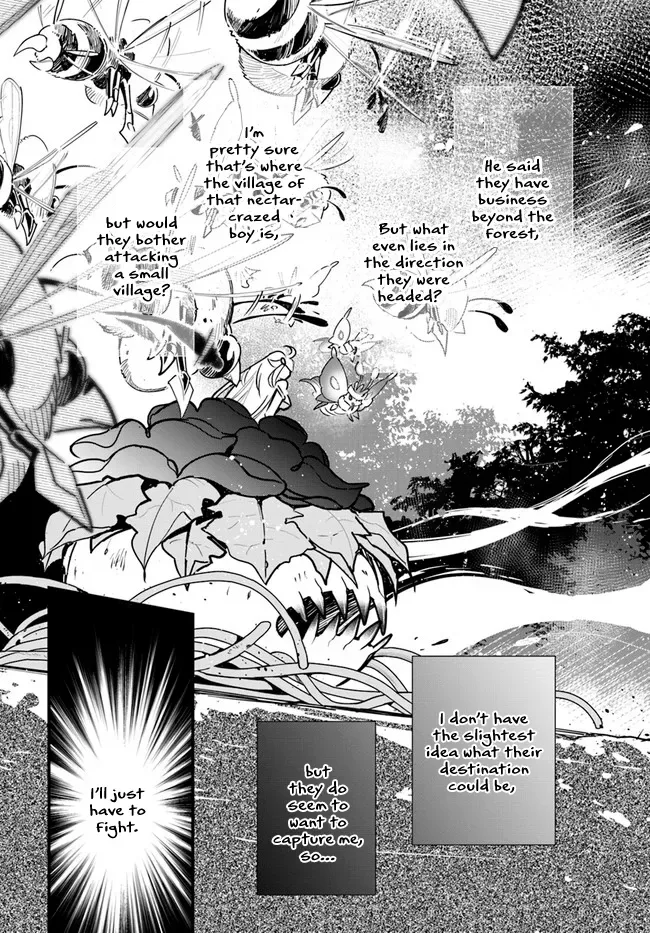 Shokubutsu Monster Musume Nikki ~Seijo datta Watashi ga Uragirareta Hate ni Aruraune ni Tensei Shite Shimatta node, kore kara wa Kougousei wo Shinagara Shizuka ni Shokubutsu Life wo Sugoshimasu~ Chapter 11 page 6