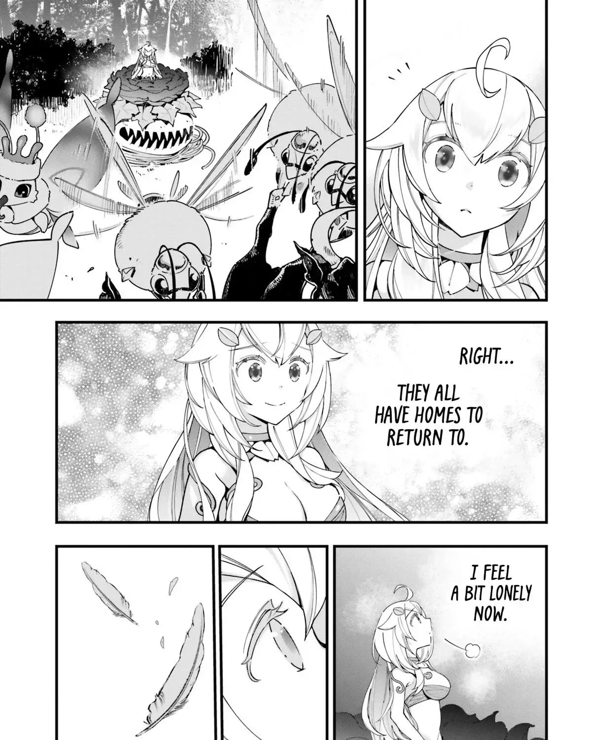 Shokubutsu Monster Musume Nikki ~Seijo datta Watashi ga Uragirareta Hate ni Aruraune ni Tensei Shite Shimatta node, kore kara wa Kougousei wo Shinagara Shizuka ni Shokubutsu Life wo Sugoshimasu~ Chapter 12 page 29