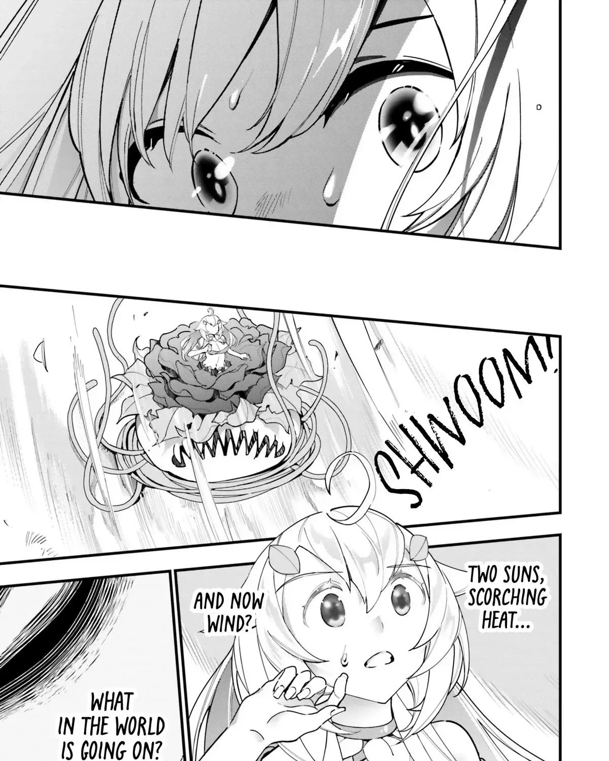 Shokubutsu Monster Musume Nikki ~Seijo datta Watashi ga Uragirareta Hate ni Aruraune ni Tensei Shite Shimatta node, kore kara wa Kougousei wo Shinagara Shizuka ni Shokubutsu Life wo Sugoshimasu~ Chapter 12 page 53