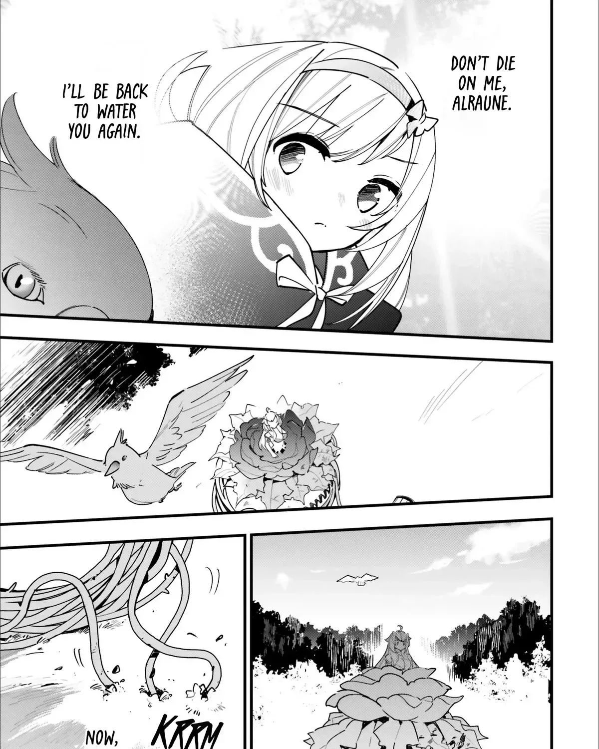 Shokubutsu Monster Musume Nikki ~Seijo datta Watashi ga Uragirareta Hate ni Aruraune ni Tensei Shite Shimatta node, kore kara wa Kougousei wo Shinagara Shizuka ni Shokubutsu Life wo Sugoshimasu~ Chapter 13 page 47