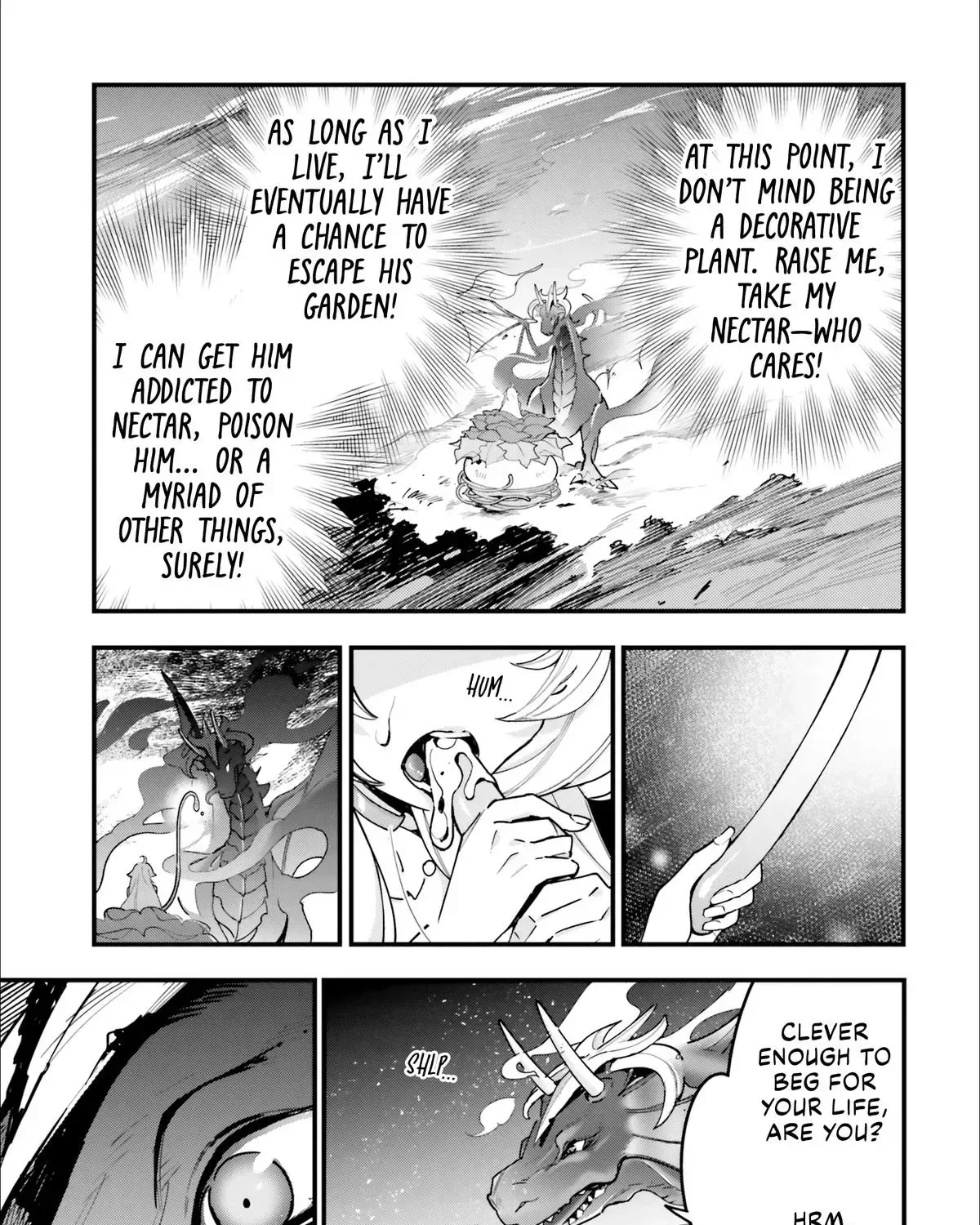 Shokubutsu Monster Musume Nikki ~Seijo datta Watashi ga Uragirareta Hate ni Aruraune ni Tensei Shite Shimatta node, kore kara wa Kougousei wo Shinagara Shizuka ni Shokubutsu Life wo Sugoshimasu~ Chapter 14 page 19