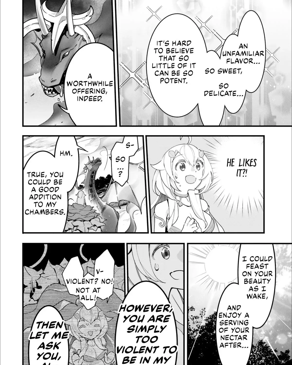 Shokubutsu Monster Musume Nikki ~Seijo datta Watashi ga Uragirareta Hate ni Aruraune ni Tensei Shite Shimatta node, kore kara wa Kougousei wo Shinagara Shizuka ni Shokubutsu Life wo Sugoshimasu~ Chapter 14 page 21