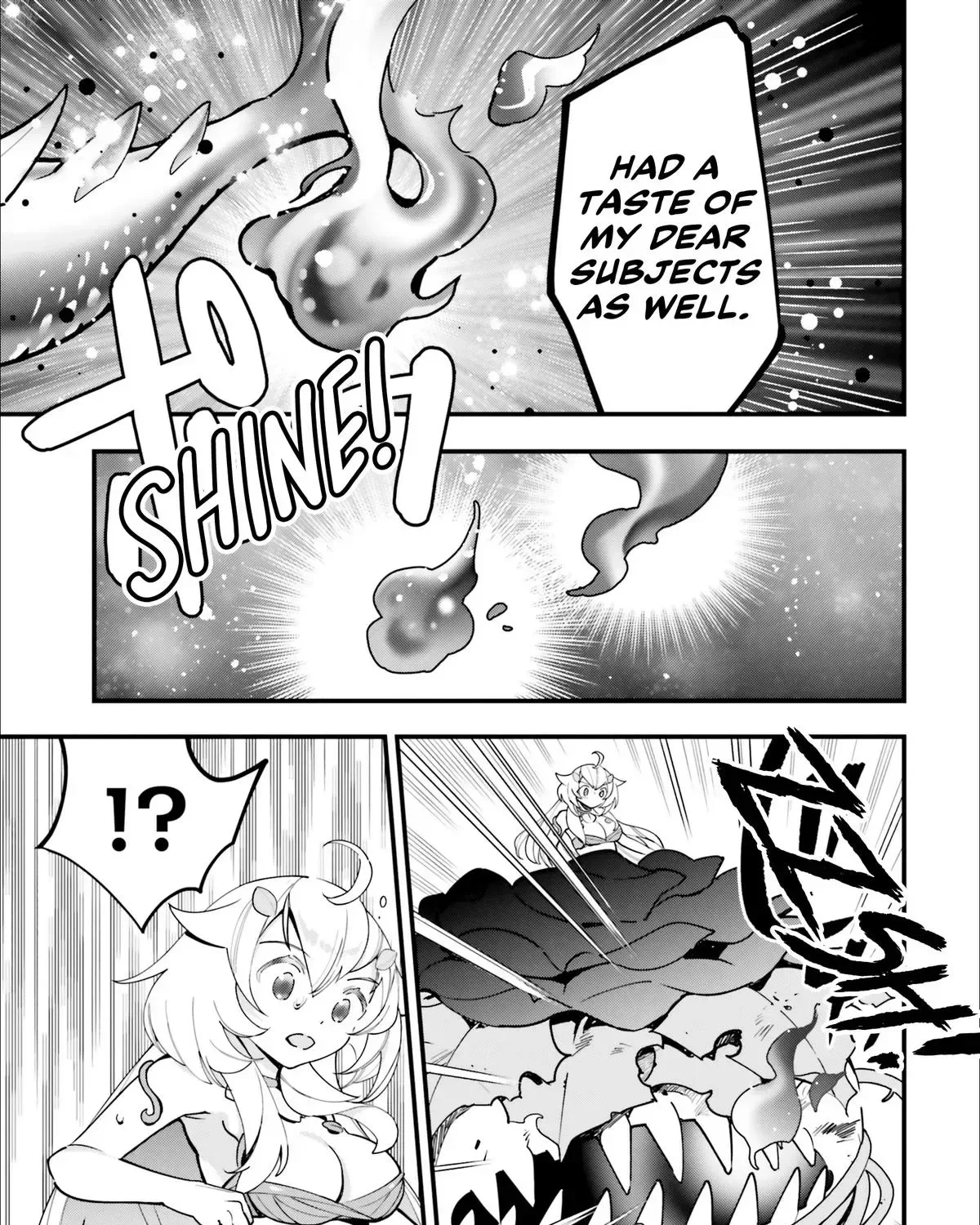 Shokubutsu Monster Musume Nikki ~Seijo datta Watashi ga Uragirareta Hate ni Aruraune ni Tensei Shite Shimatta node, kore kara wa Kougousei wo Shinagara Shizuka ni Shokubutsu Life wo Sugoshimasu~ Chapter 14 page 27