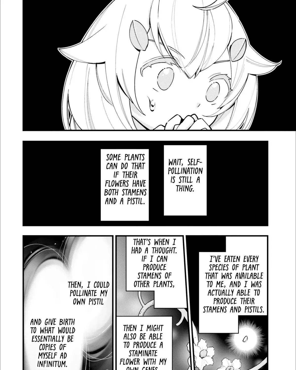 Shokubutsu Monster Musume Nikki ~Seijo datta Watashi ga Uragirareta Hate ni Aruraune ni Tensei Shite Shimatta node, kore kara wa Kougousei wo Shinagara Shizuka ni Shokubutsu Life wo Sugoshimasu~ Chapter 14 page 41