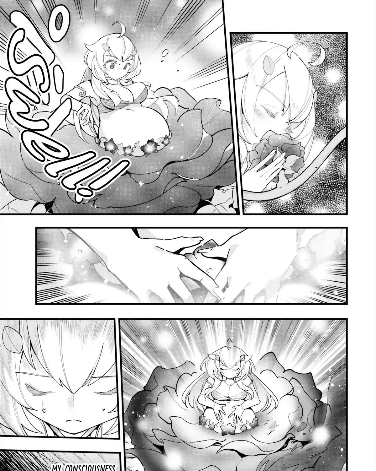 Shokubutsu Monster Musume Nikki ~Seijo datta Watashi ga Uragirareta Hate ni Aruraune ni Tensei Shite Shimatta node, kore kara wa Kougousei wo Shinagara Shizuka ni Shokubutsu Life wo Sugoshimasu~ Chapter 14 page 47