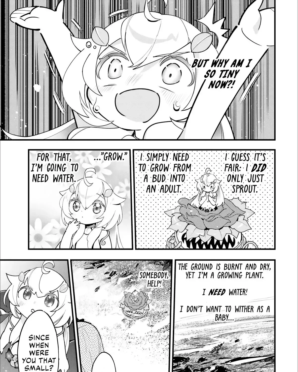 Shokubutsu Monster Musume Nikki ~Seijo datta Watashi ga Uragirareta Hate ni Aruraune ni Tensei Shite Shimatta node, kore kara wa Kougousei wo Shinagara Shizuka ni Shokubutsu Life wo Sugoshimasu~ Chapter 14 page 59