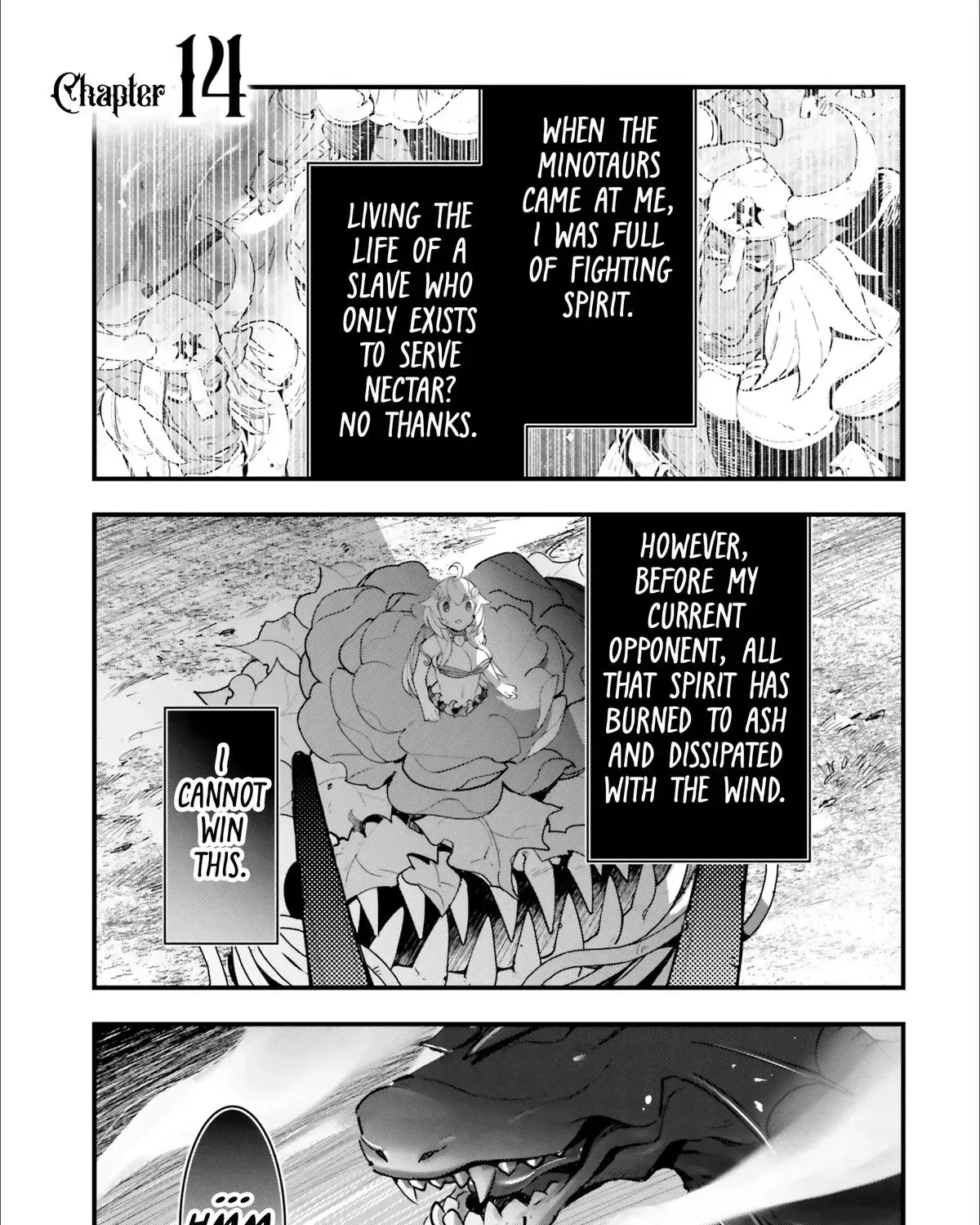 Shokubutsu Monster Musume Nikki ~Seijo datta Watashi ga Uragirareta Hate ni Aruraune ni Tensei Shite Shimatta node, kore kara wa Kougousei wo Shinagara Shizuka ni Shokubutsu Life wo Sugoshimasu~ Chapter 14 page 3