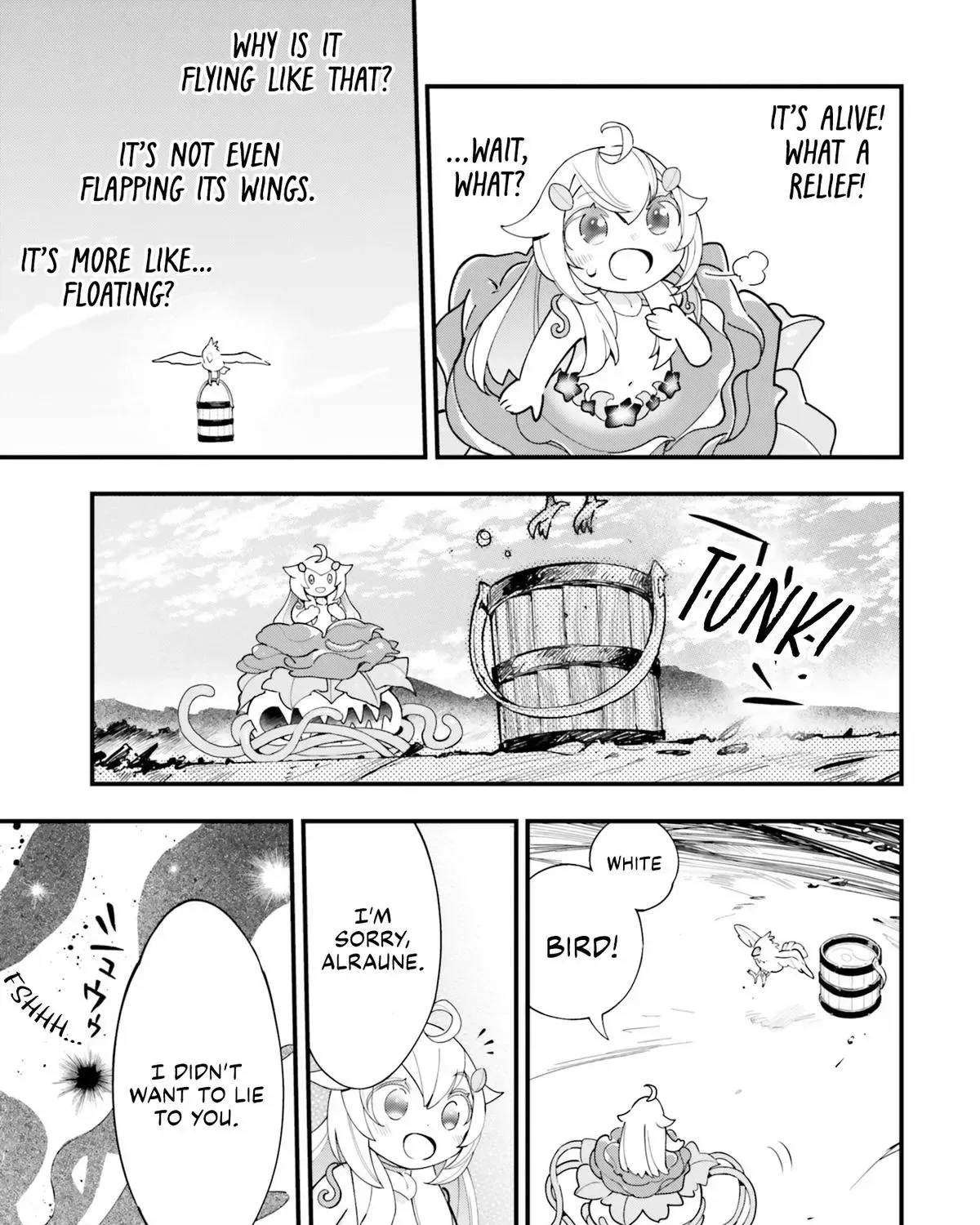 Shokubutsu Monster Musume Nikki ~Seijo datta Watashi ga Uragirareta Hate ni Aruraune ni Tensei Shite Shimatta node, kore kara wa Kougousei wo Shinagara Shizuka ni Shokubutsu Life wo Sugoshimasu~ Chapter 15 page 11
