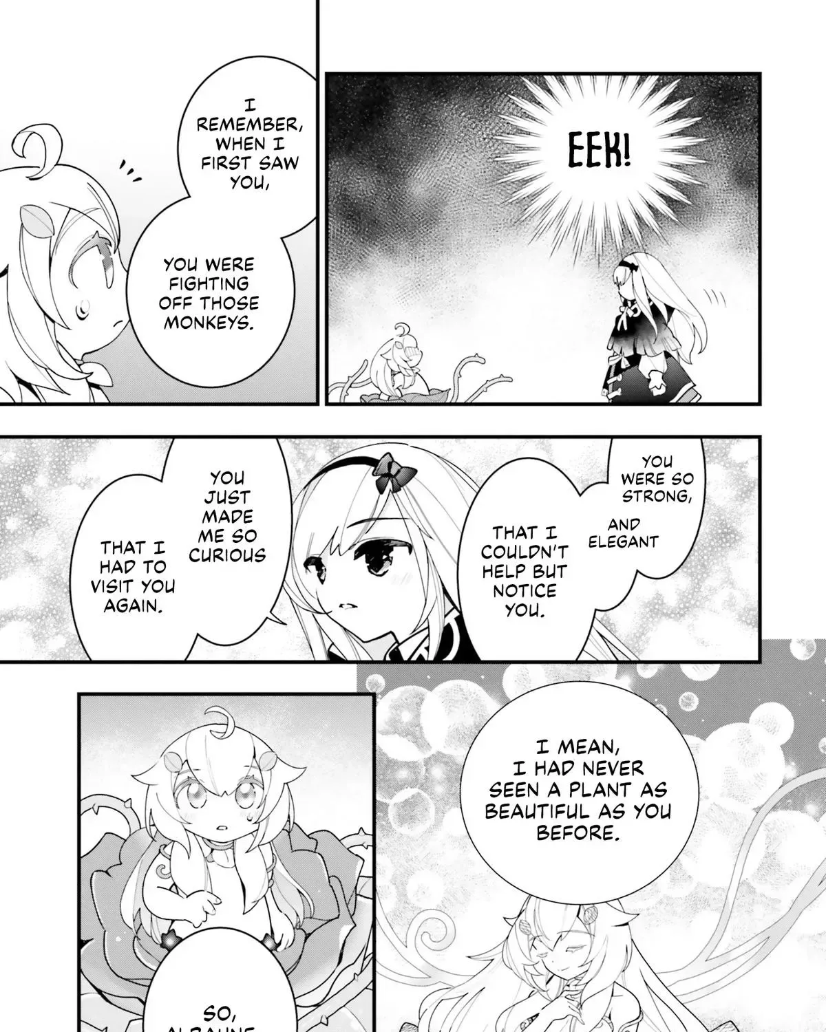 Shokubutsu Monster Musume Nikki ~Seijo datta Watashi ga Uragirareta Hate ni Aruraune ni Tensei Shite Shimatta node, kore kara wa Kougousei wo Shinagara Shizuka ni Shokubutsu Life wo Sugoshimasu~ Chapter 15 page 23