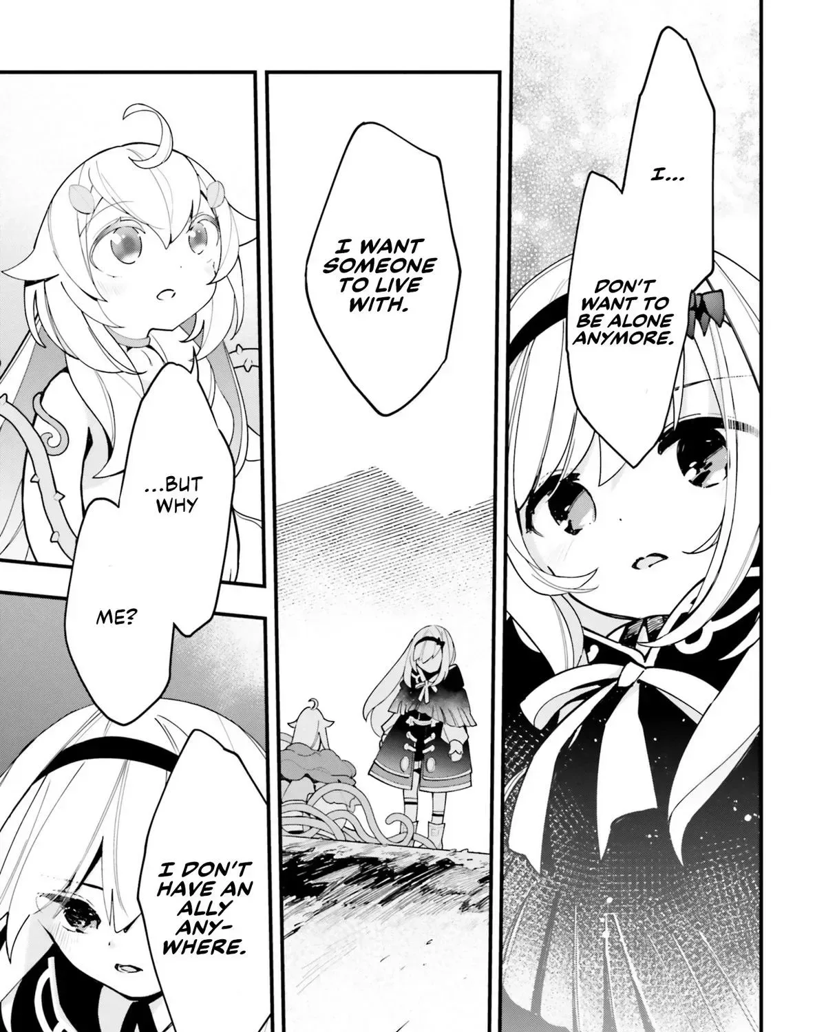 Shokubutsu Monster Musume Nikki ~Seijo datta Watashi ga Uragirareta Hate ni Aruraune ni Tensei Shite Shimatta node, kore kara wa Kougousei wo Shinagara Shizuka ni Shokubutsu Life wo Sugoshimasu~ Chapter 15 page 35
