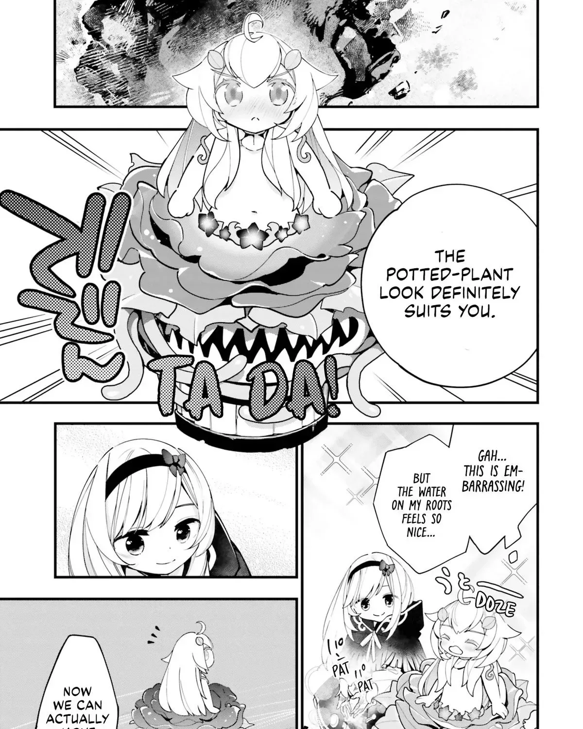 Shokubutsu Monster Musume Nikki ~Seijo datta Watashi ga Uragirareta Hate ni Aruraune ni Tensei Shite Shimatta node, kore kara wa Kougousei wo Shinagara Shizuka ni Shokubutsu Life wo Sugoshimasu~ Chapter 15 page 51