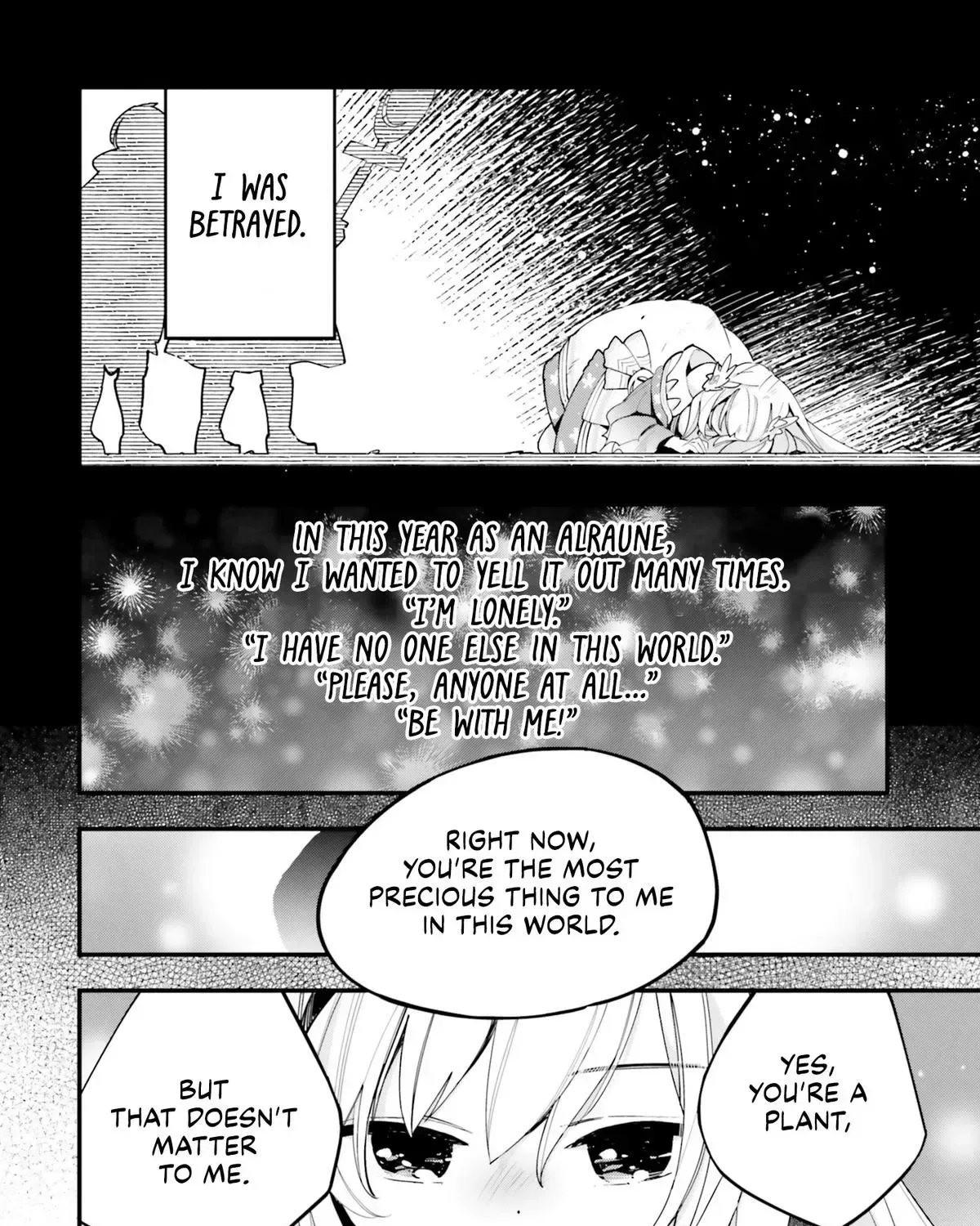 Shokubutsu Monster Musume Nikki ~Seijo datta Watashi ga Uragirareta Hate ni Aruraune ni Tensei Shite Shimatta node, kore kara wa Kougousei wo Shinagara Shizuka ni Shokubutsu Life wo Sugoshimasu~ Chapter 15 page 41