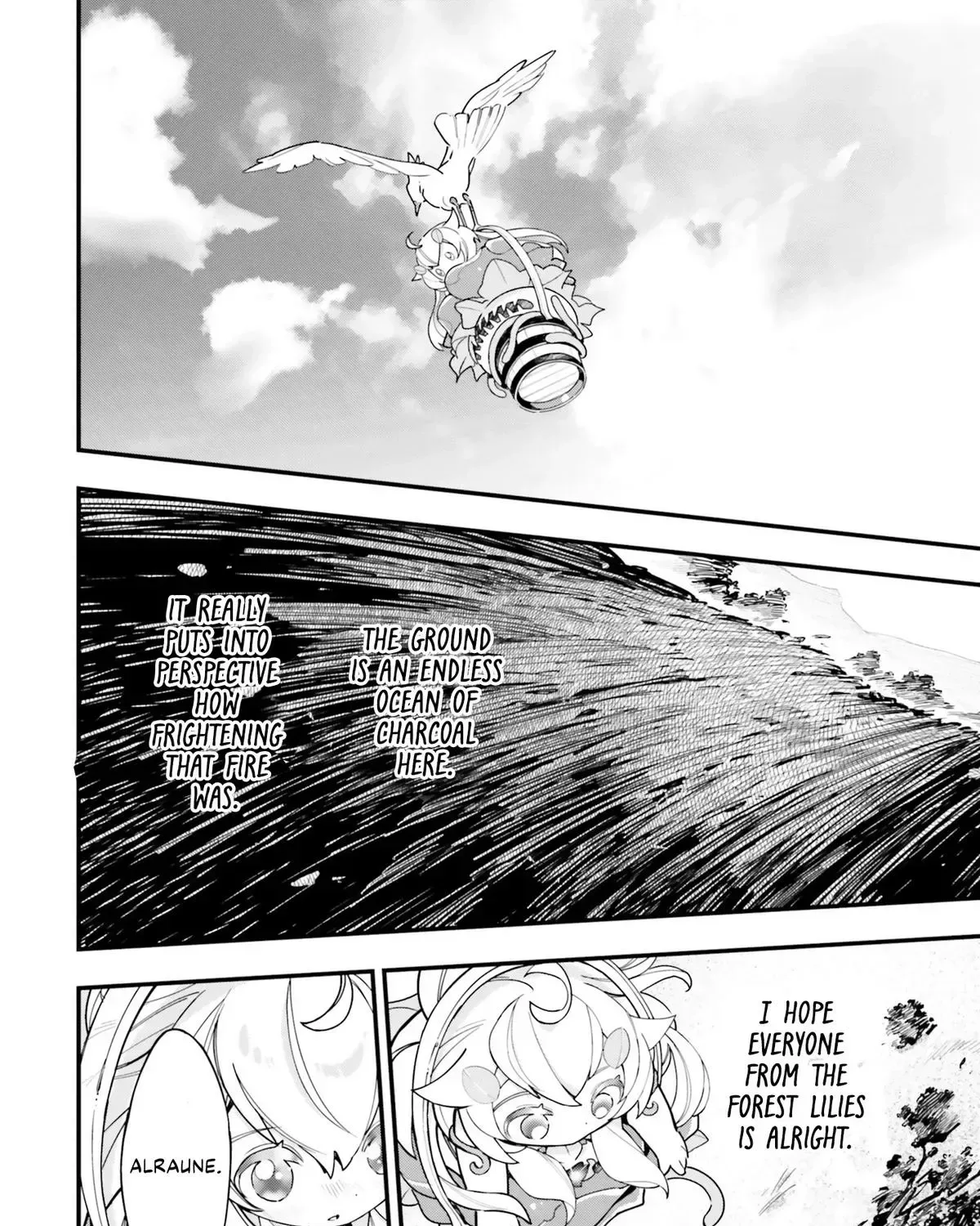 Shokubutsu Monster Musume Nikki ~Seijo datta Watashi ga Uragirareta Hate ni Aruraune ni Tensei Shite Shimatta node, kore kara wa Kougousei wo Shinagara Shizuka ni Shokubutsu Life wo Sugoshimasu~ Chapter 15 page 61