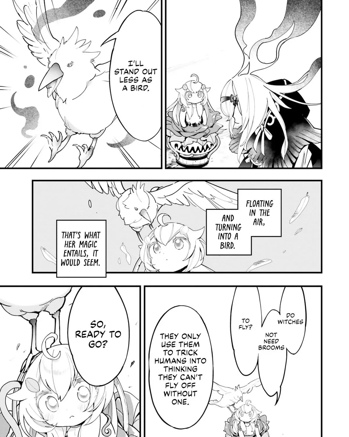 Shokubutsu Monster Musume Nikki ~Seijo datta Watashi ga Uragirareta Hate ni Aruraune ni Tensei Shite Shimatta node, kore kara wa Kougousei wo Shinagara Shizuka ni Shokubutsu Life wo Sugoshimasu~ Chapter 15 page 55