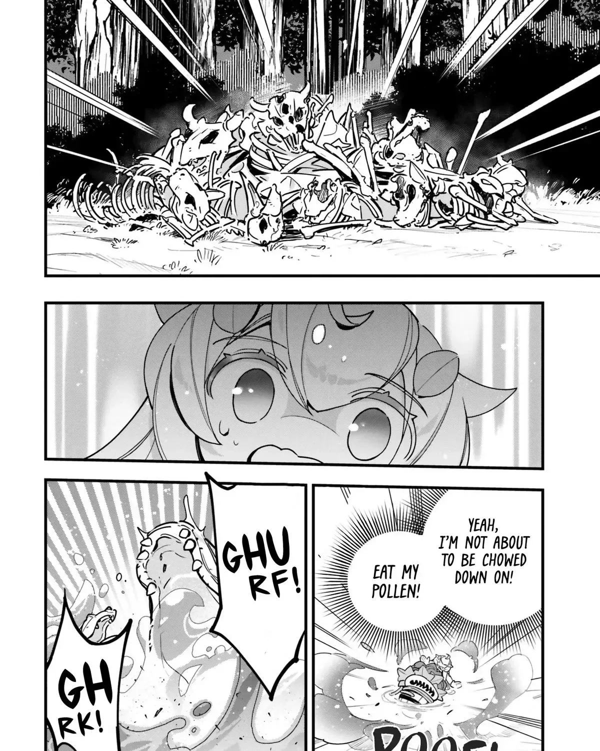 Shokubutsu Monster Musume Nikki ~Seijo datta Watashi ga Uragirareta Hate ni Aruraune ni Tensei Shite Shimatta node, kore kara wa Kougousei wo Shinagara Shizuka ni Shokubutsu Life wo Sugoshimasu~ Chapter 16 page 33
