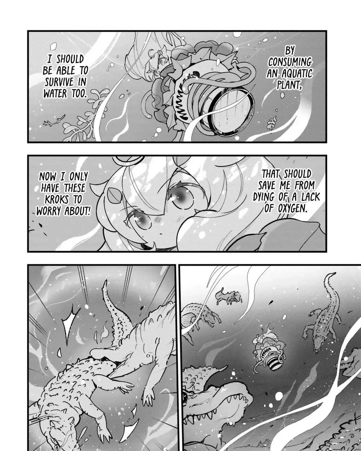 Shokubutsu Monster Musume Nikki ~Seijo datta Watashi ga Uragirareta Hate ni Aruraune ni Tensei Shite Shimatta node, kore kara wa Kougousei wo Shinagara Shizuka ni Shokubutsu Life wo Sugoshimasu~ Chapter 16 page 37