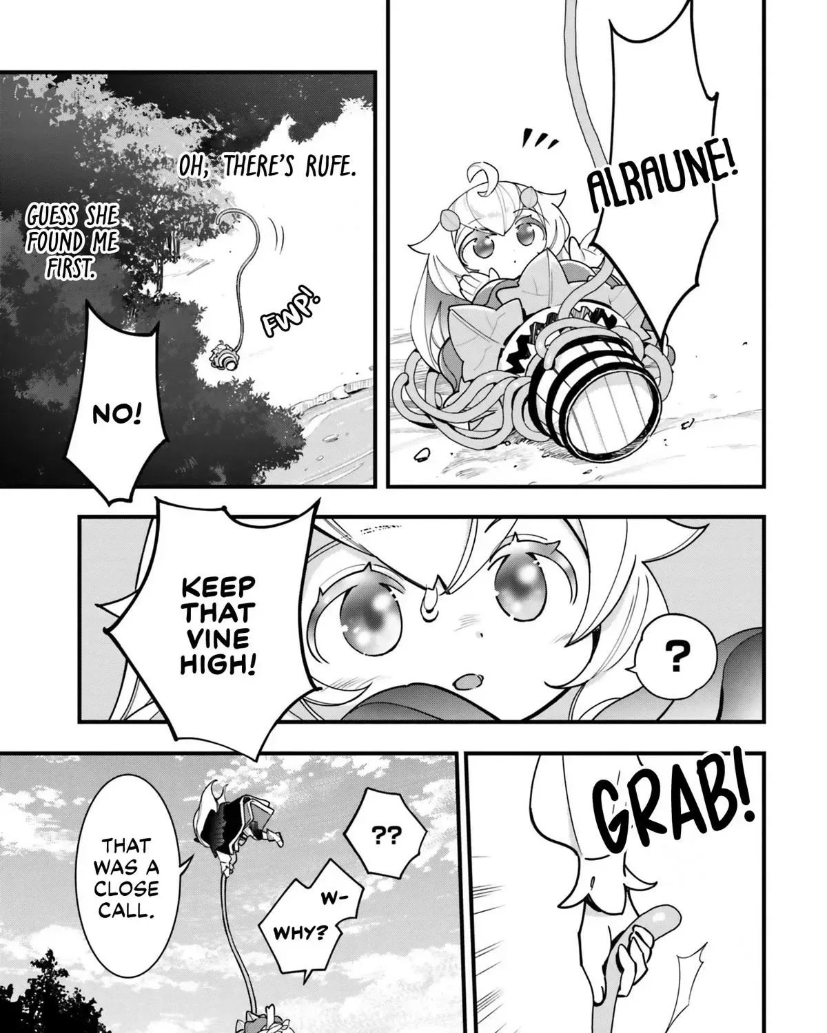 Shokubutsu Monster Musume Nikki ~Seijo datta Watashi ga Uragirareta Hate ni Aruraune ni Tensei Shite Shimatta node, kore kara wa Kougousei wo Shinagara Shizuka ni Shokubutsu Life wo Sugoshimasu~ Chapter 16 page 51