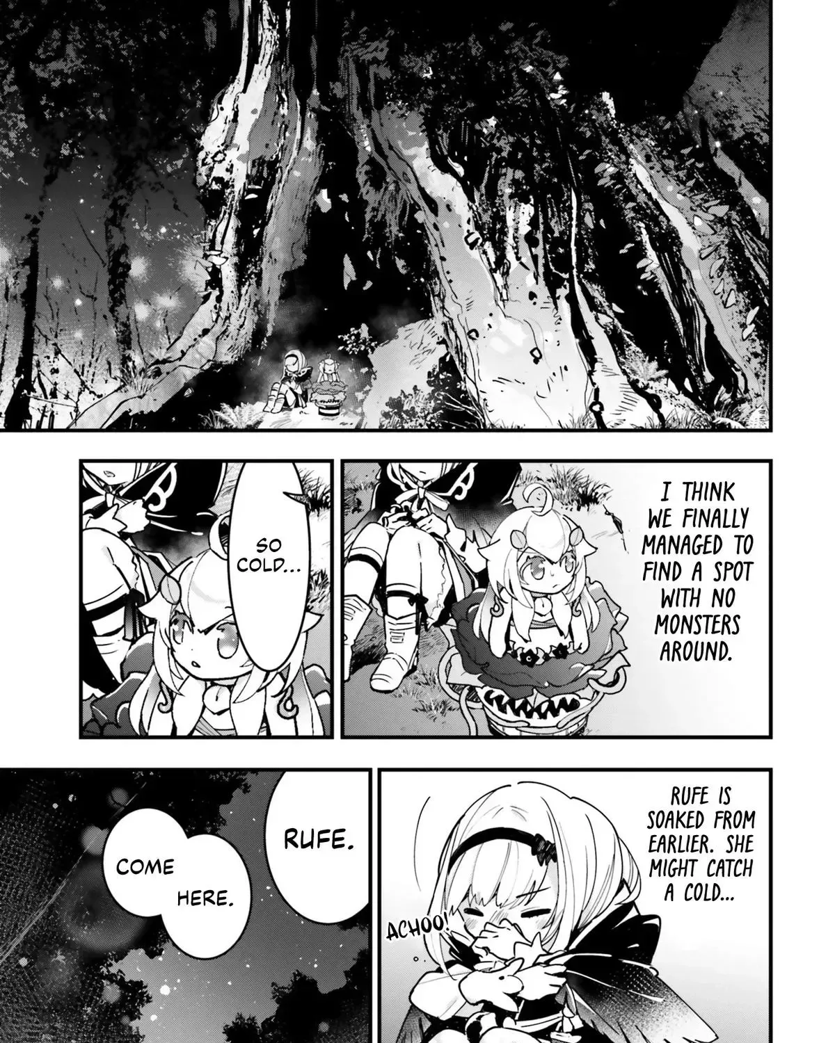Shokubutsu Monster Musume Nikki ~Seijo datta Watashi ga Uragirareta Hate ni Aruraune ni Tensei Shite Shimatta node, kore kara wa Kougousei wo Shinagara Shizuka ni Shokubutsu Life wo Sugoshimasu~ Chapter 16 page 55