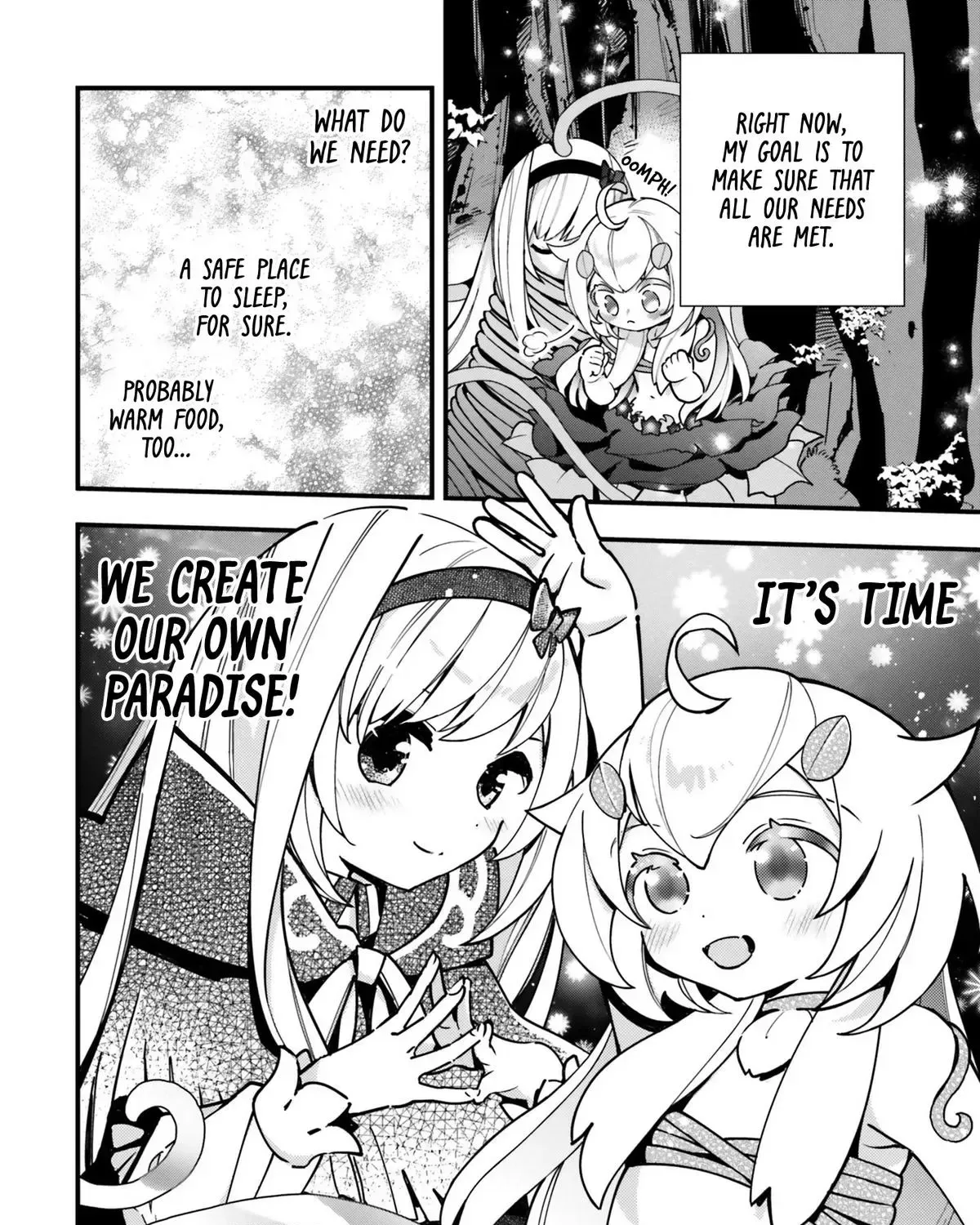 Shokubutsu Monster Musume Nikki ~Seijo datta Watashi ga Uragirareta Hate ni Aruraune ni Tensei Shite Shimatta node, kore kara wa Kougousei wo Shinagara Shizuka ni Shokubutsu Life wo Sugoshimasu~ Chapter 16 page 65