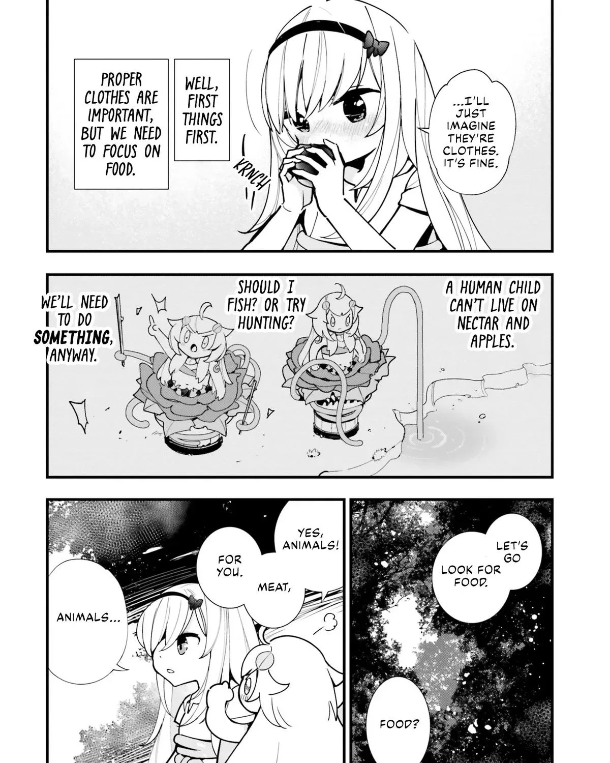Shokubutsu Monster Musume Nikki ~Seijo datta Watashi ga Uragirareta Hate ni Aruraune ni Tensei Shite Shimatta node, kore kara wa Kougousei wo Shinagara Shizuka ni Shokubutsu Life wo Sugoshimasu~ Chapter 17 page 20
