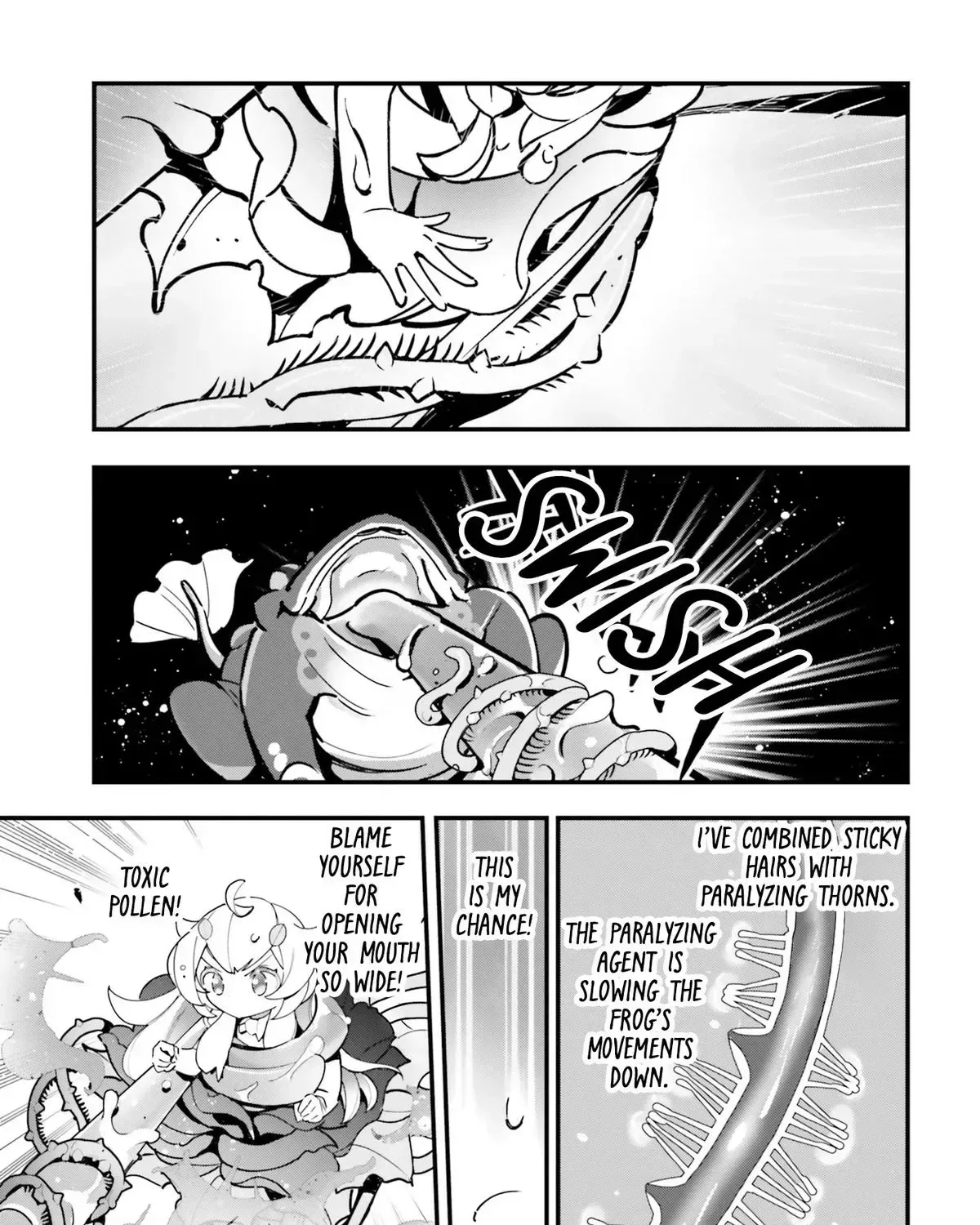 Shokubutsu Monster Musume Nikki ~Seijo datta Watashi ga Uragirareta Hate ni Aruraune ni Tensei Shite Shimatta node, kore kara wa Kougousei wo Shinagara Shizuka ni Shokubutsu Life wo Sugoshimasu~ Chapter 17 page 42