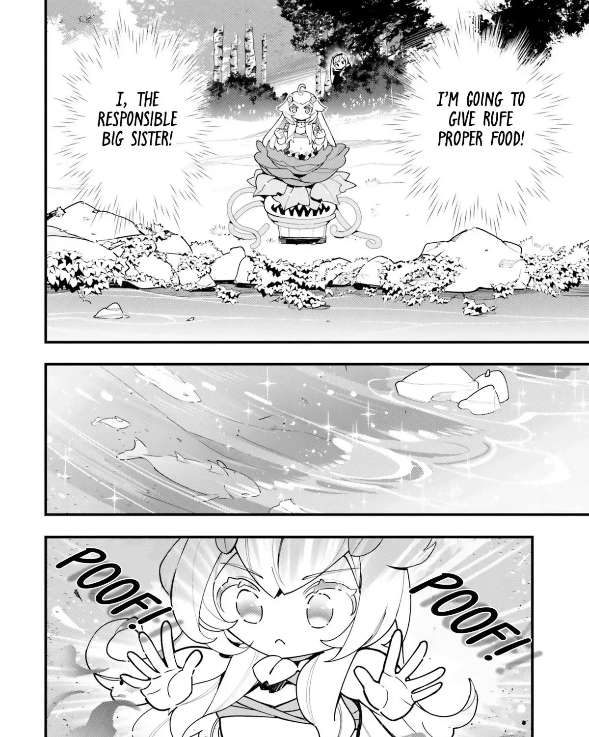 Shokubutsu Monster Musume Nikki ~Seijo datta Watashi ga Uragirareta Hate ni Aruraune ni Tensei Shite Shimatta node, kore kara wa Kougousei wo Shinagara Shizuka ni Shokubutsu Life wo Sugoshimasu~ Chapter 18 page 44