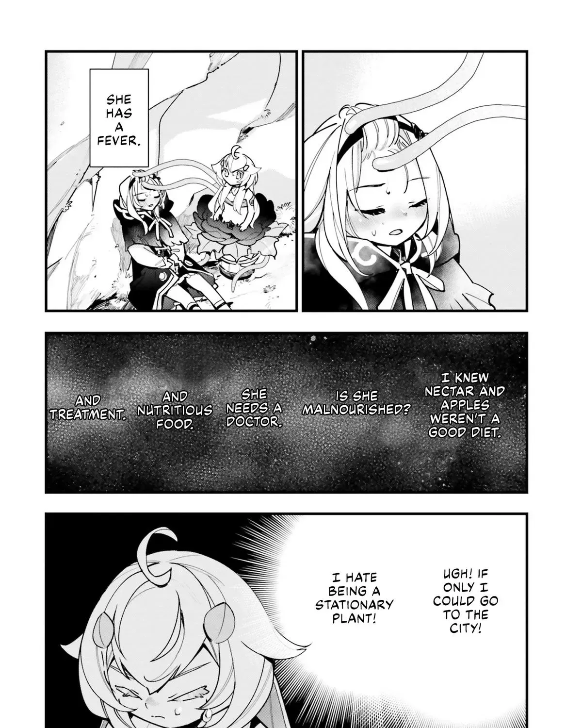 Shokubutsu Monster Musume Nikki ~Seijo datta Watashi ga Uragirareta Hate ni Aruraune ni Tensei Shite Shimatta node, kore kara wa Kougousei wo Shinagara Shizuka ni Shokubutsu Life wo Sugoshimasu~ Chapter 19 page 4