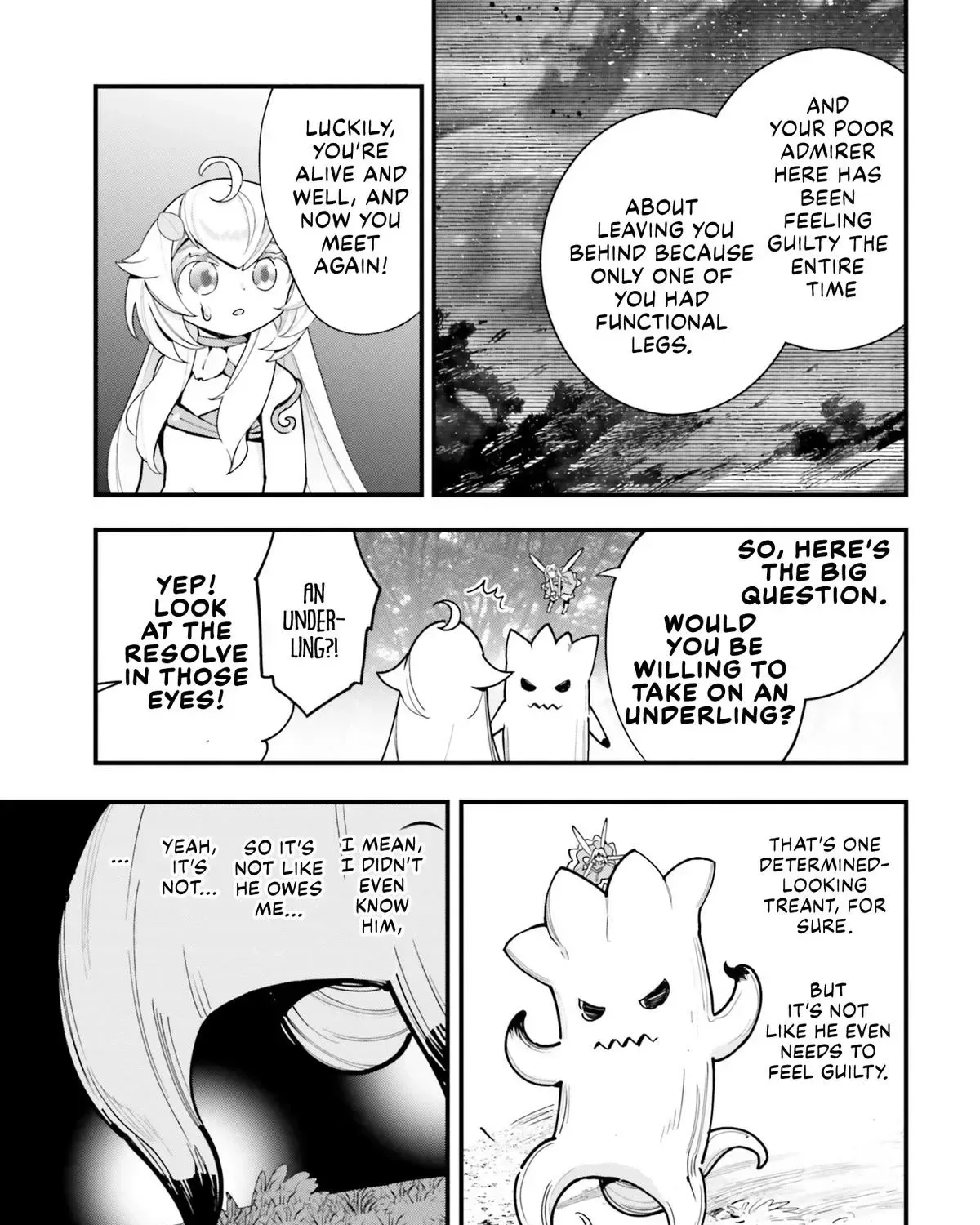 Shokubutsu Monster Musume Nikki ~Seijo datta Watashi ga Uragirareta Hate ni Aruraune ni Tensei Shite Shimatta node, kore kara wa Kougousei wo Shinagara Shizuka ni Shokubutsu Life wo Sugoshimasu~ Chapter 19 page 22