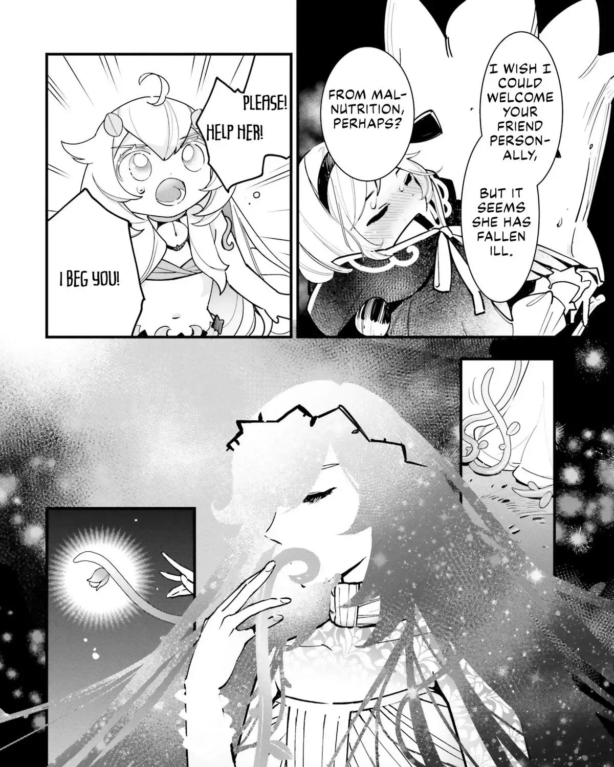 Shokubutsu Monster Musume Nikki ~Seijo datta Watashi ga Uragirareta Hate ni Aruraune ni Tensei Shite Shimatta node, kore kara wa Kougousei wo Shinagara Shizuka ni Shokubutsu Life wo Sugoshimasu~ Chapter 19 page 44